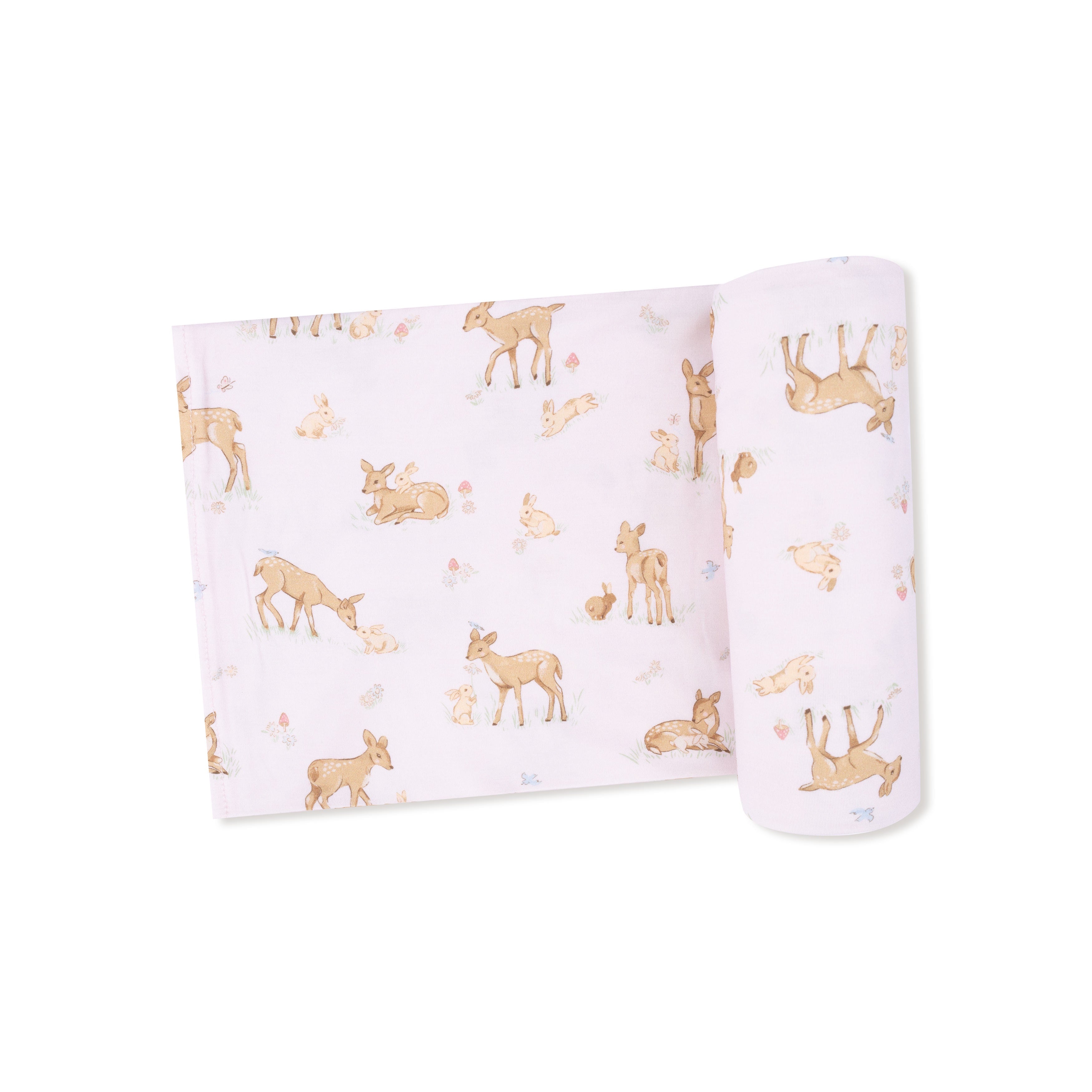 Angel Dear Little Fawn Swaddle Blanket Pink 476-F25 5208