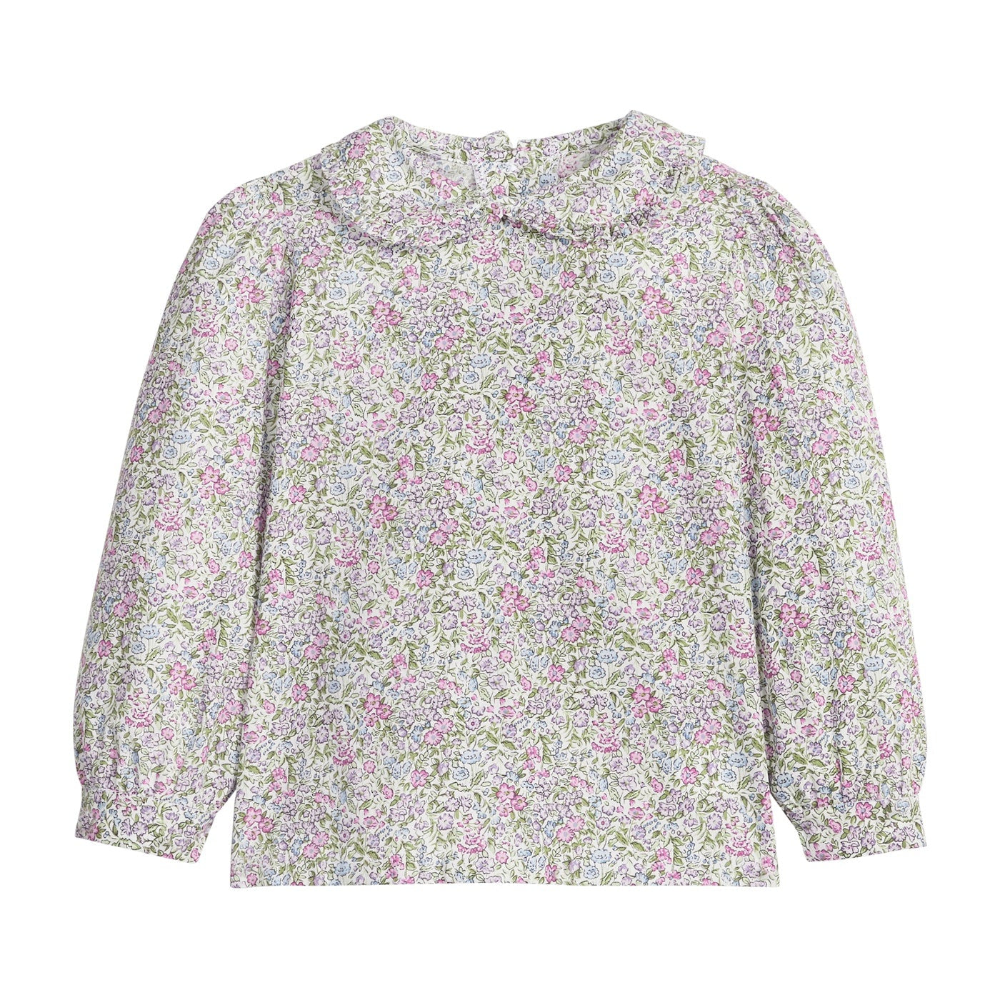 Little English Ruffled Peter Pan Blouse 5208