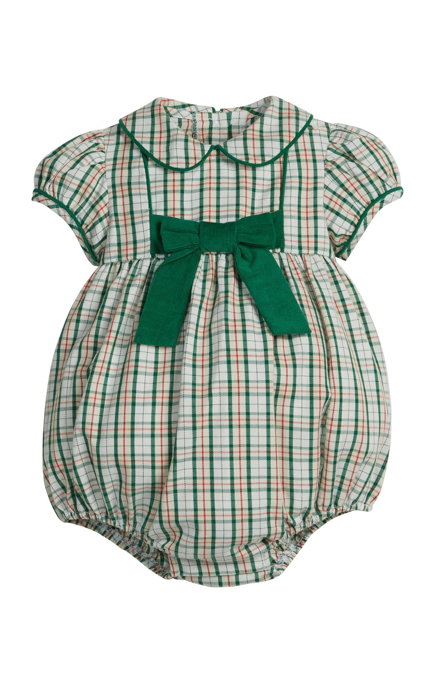 Little English Marisa Bubble Mistletoe Tartan 5209