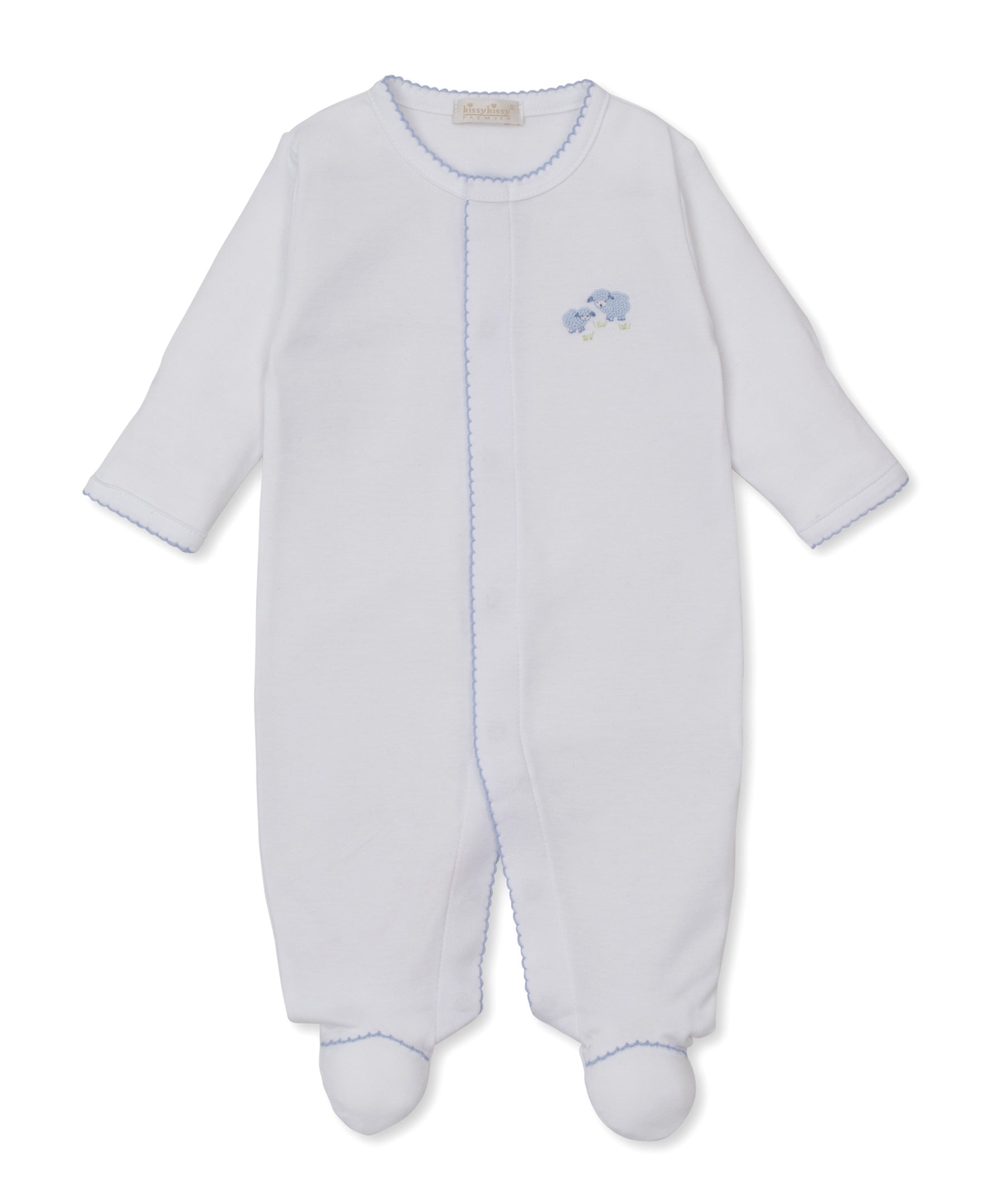 Kissy Kissy Premier Sweet Sheep Footie W/Hand Emb KBQ1373oN 5211