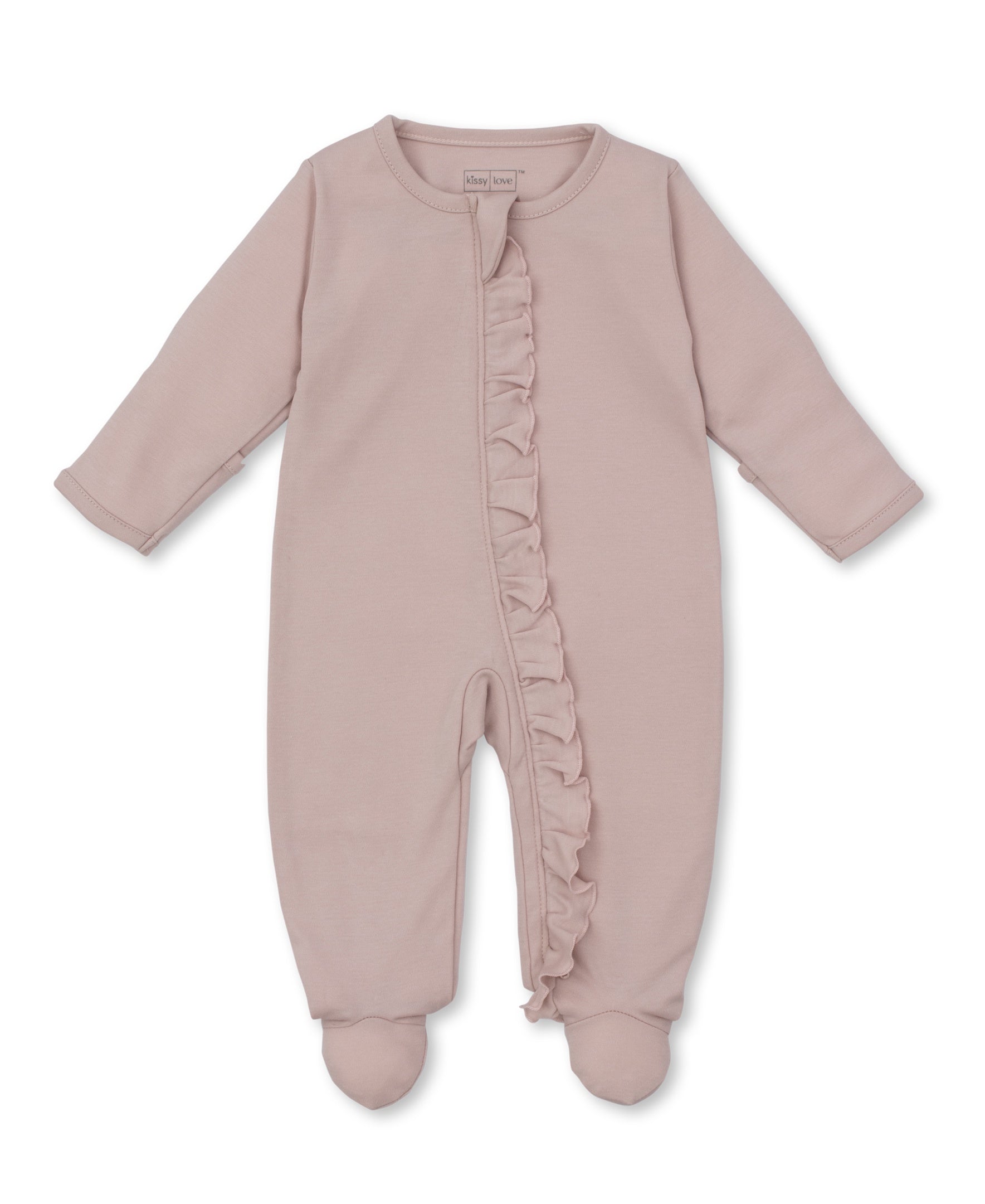 Kissy Kissy Kissy Love Solids Footie W/Zip Pink XGQ01076N 5112