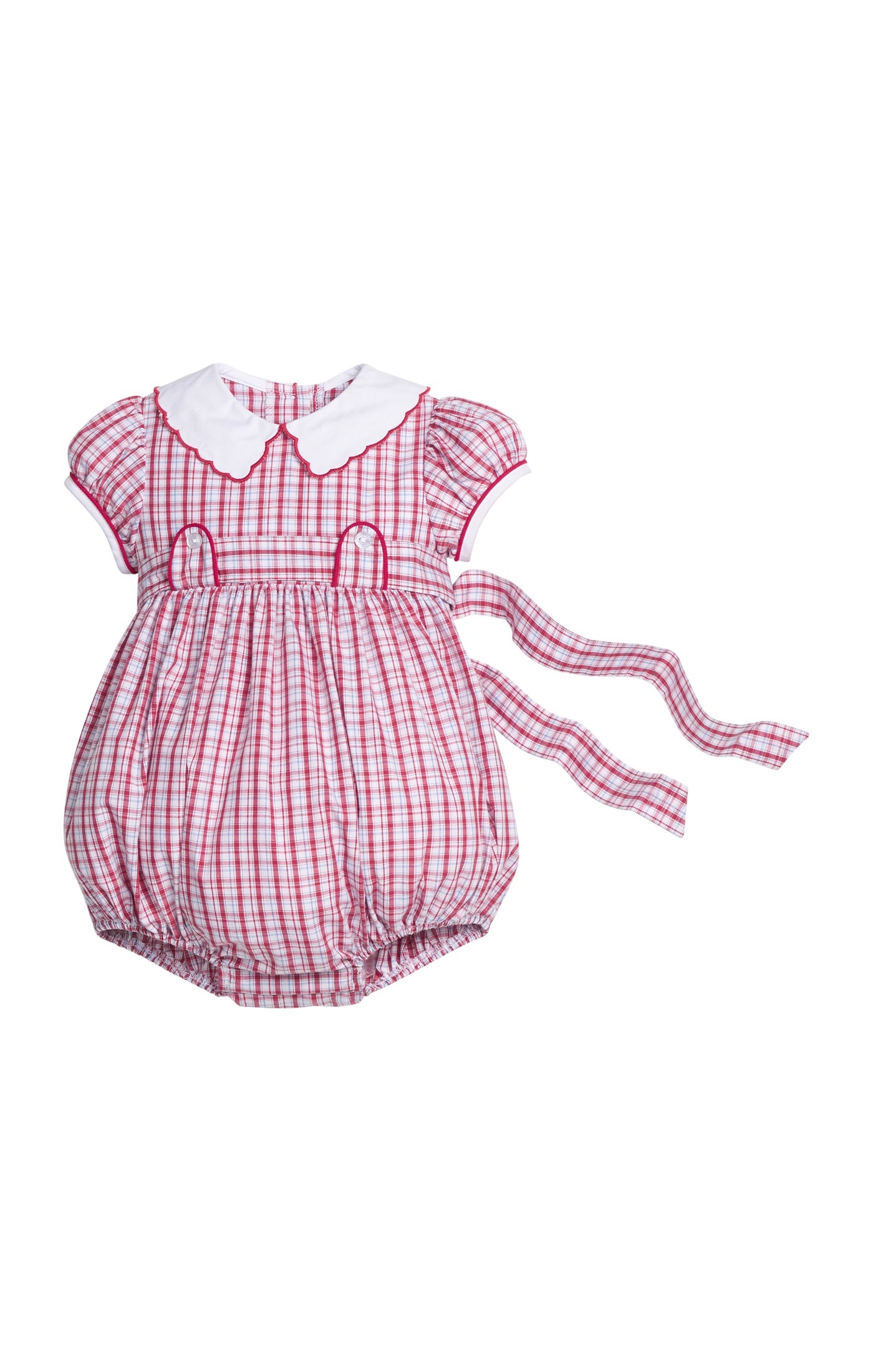 Little English Bibie Bubble Hartford Plaid 5207