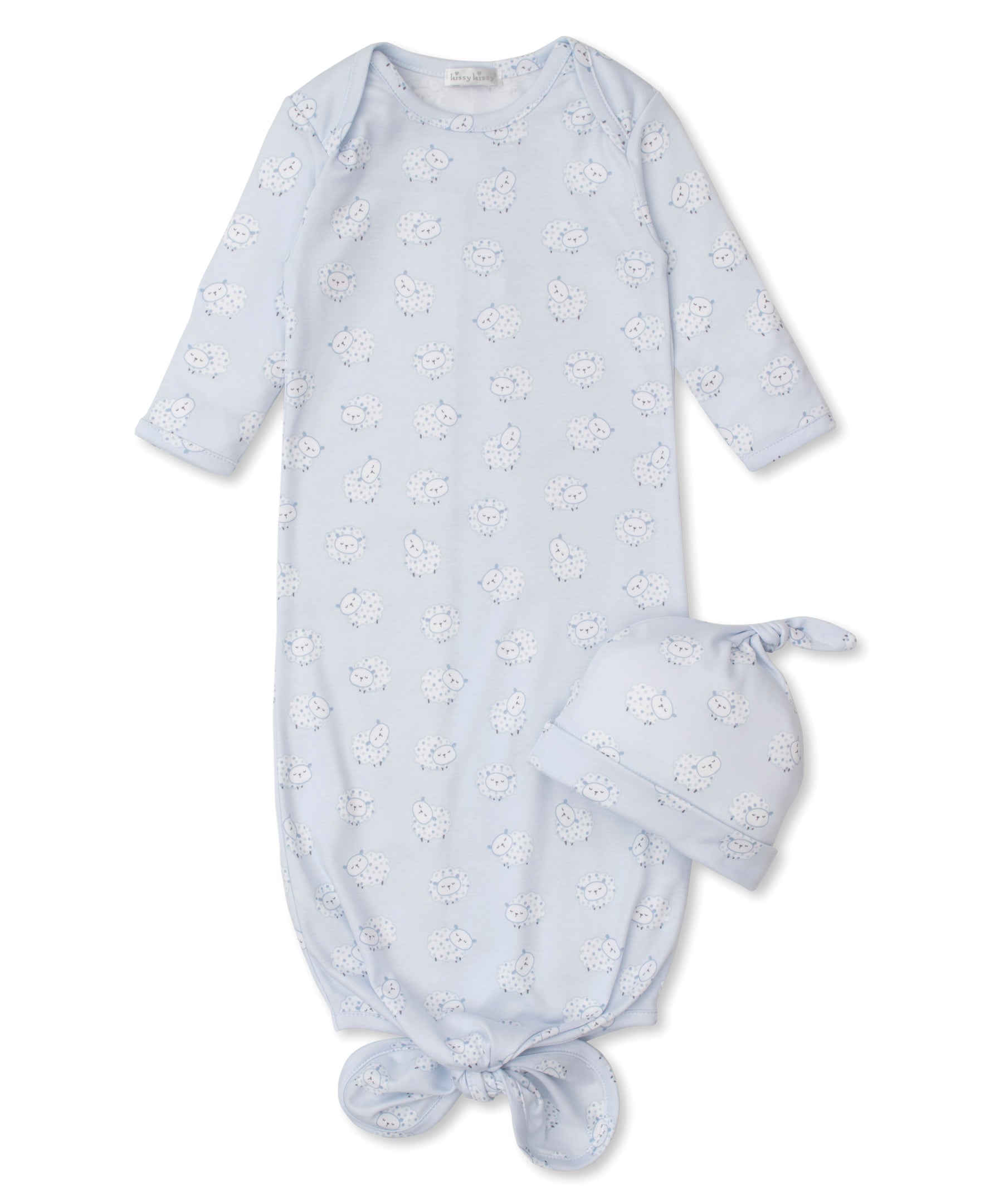 Kissy Kissy Fleecy Sheep Sack W/Hat Set Print 5102