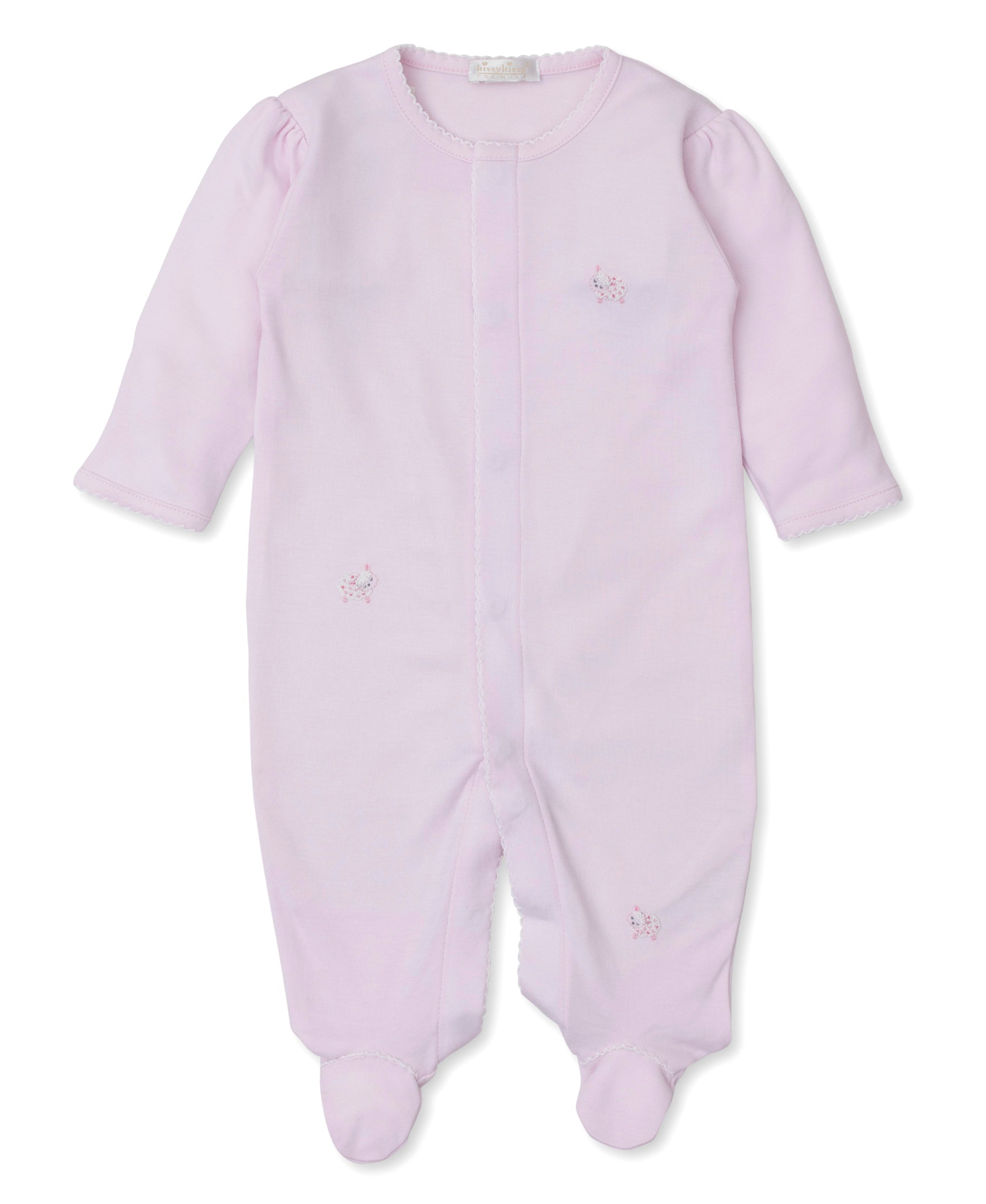 Kissy Kissy SCE Fleecy Sheep Footie W/Hand Emb 5102