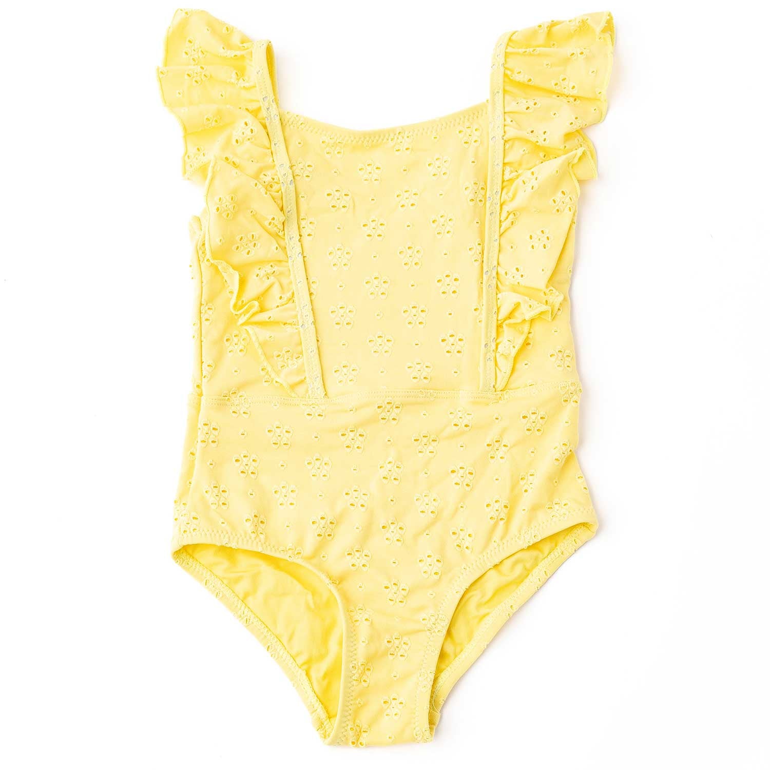 Shade Critters 1pc Eyelet Ruffle Shoulder Butter Yellow SG01C-442 5301