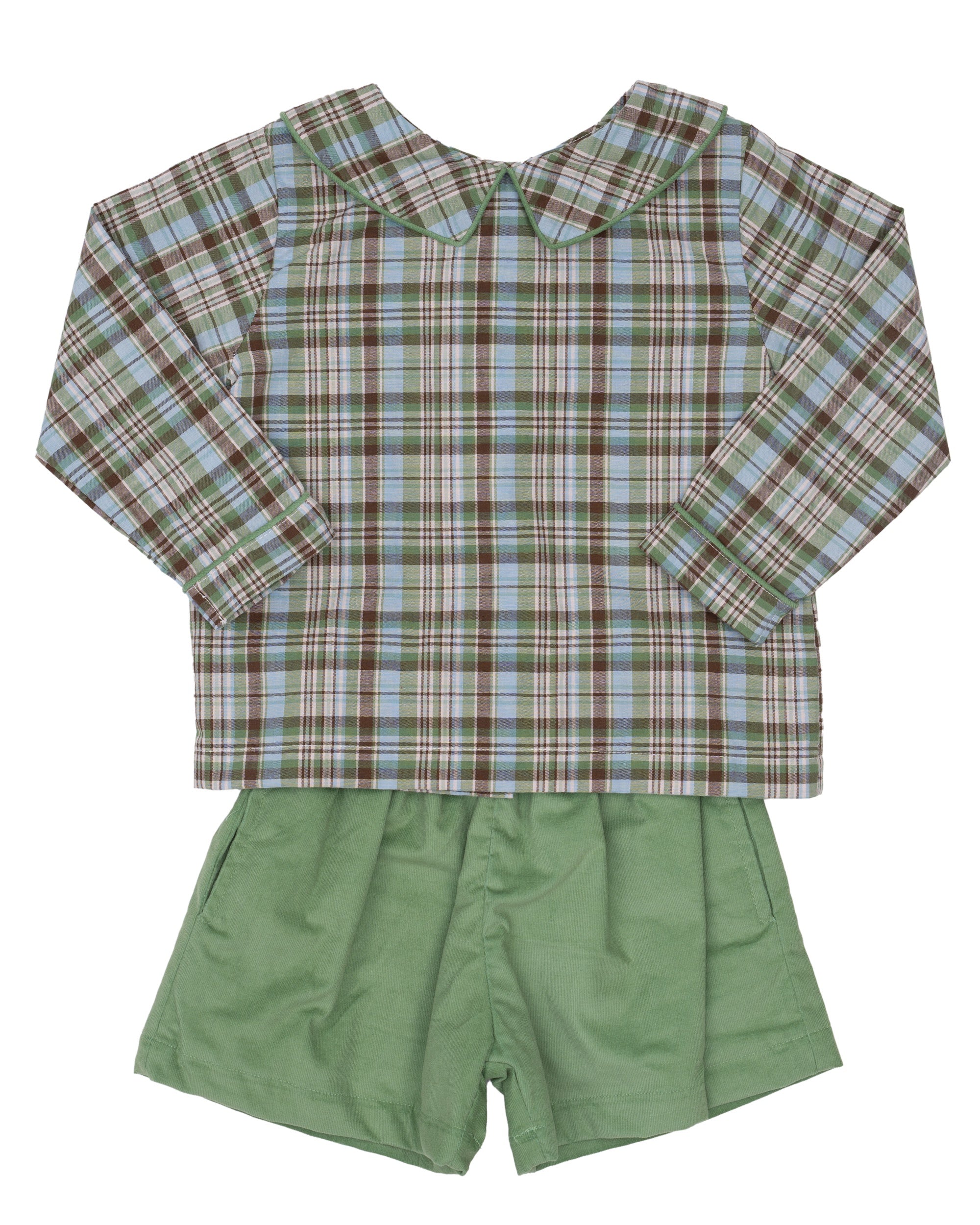 The Oaks John Greenbriar Plaid Short Set JO285 5306