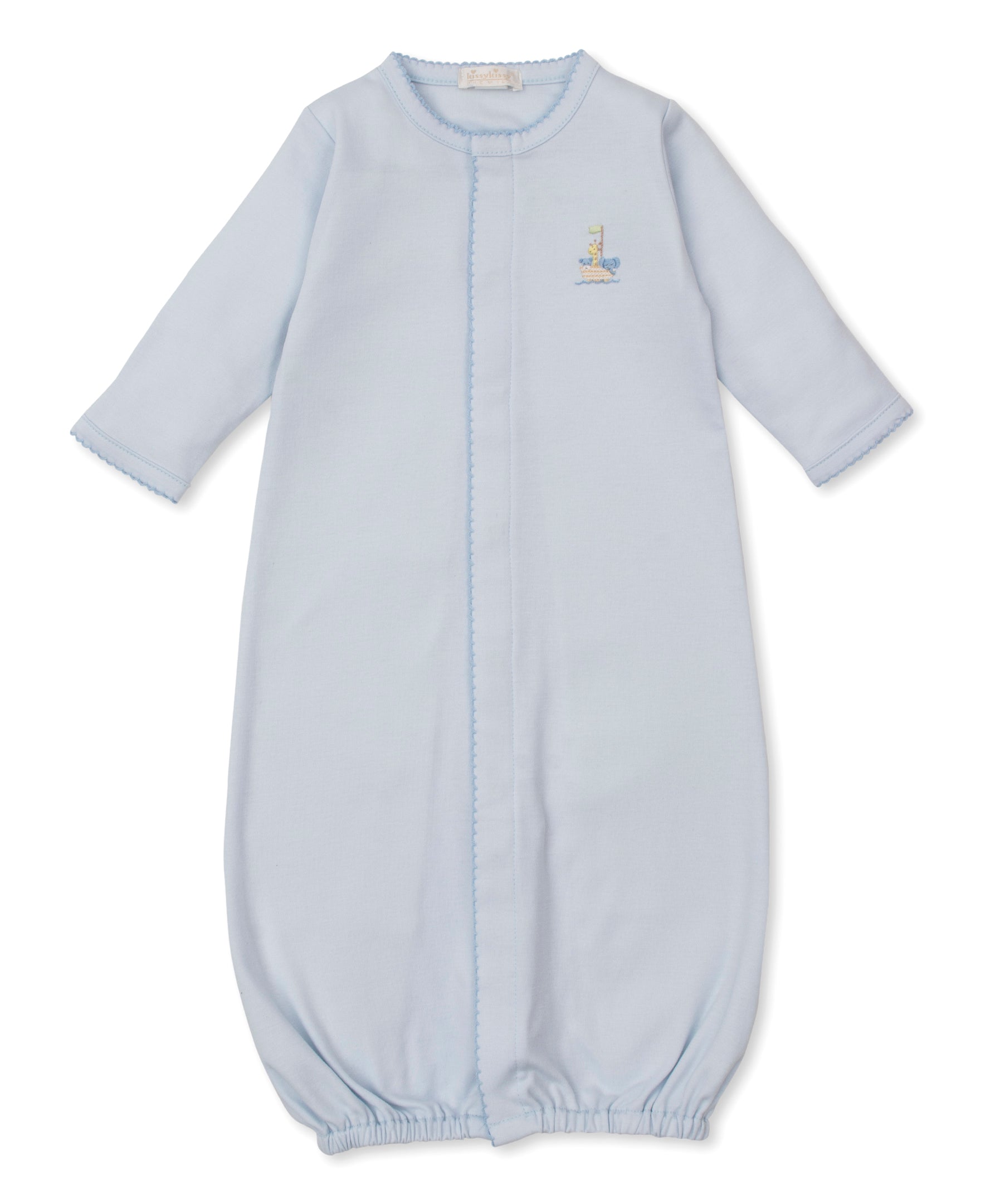 Kissy Kissy Premier Noah's Ark Converter Gown W/Hand Emb 5207