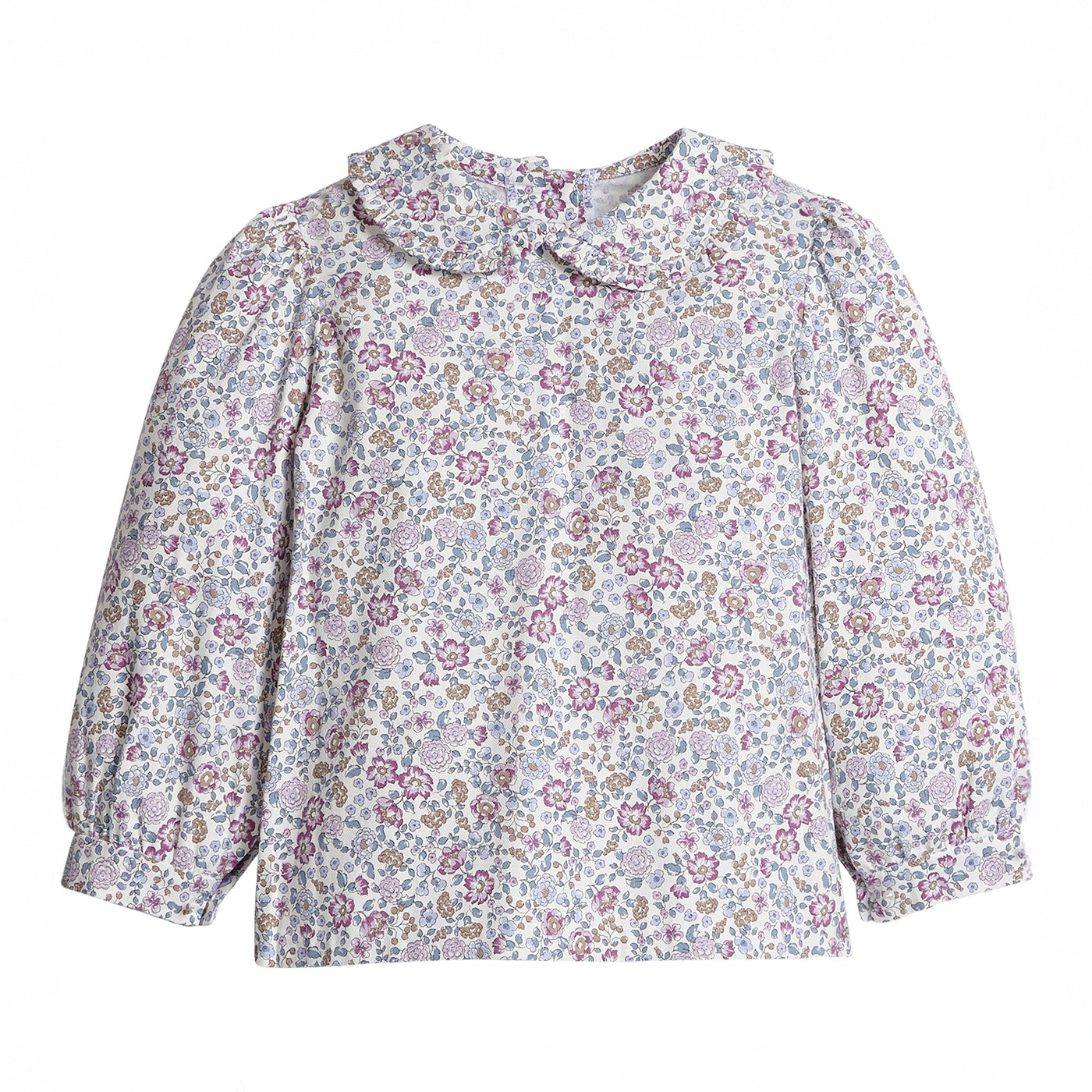 Little English Ruffled Peter Pan Blouse 5208