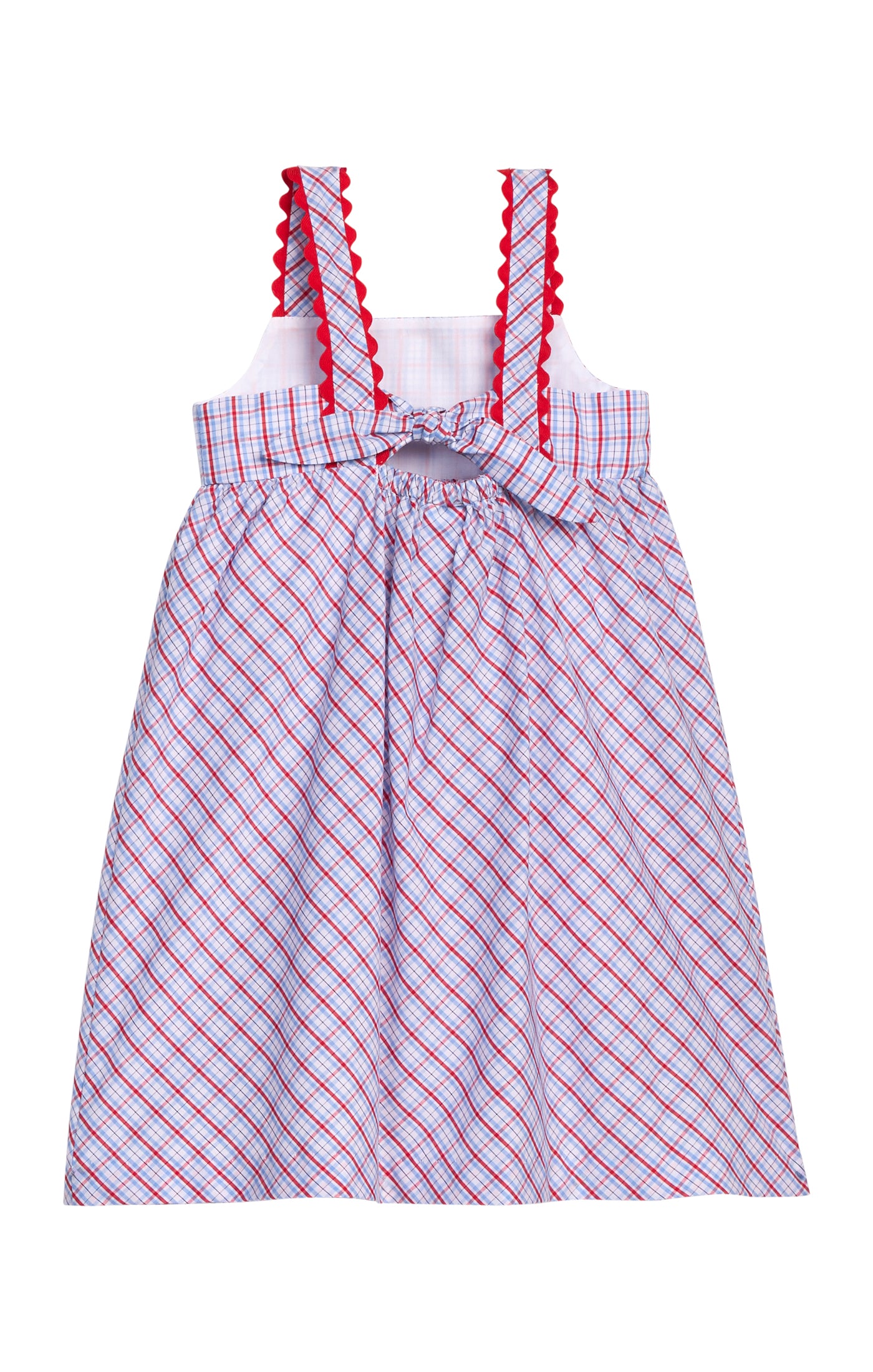 Little English Evie Dress Patriotic Plaid 5303