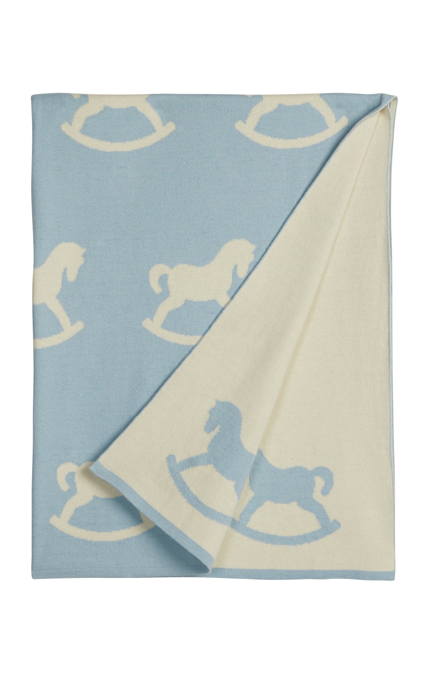 Little English Nursery Blanket Rocking Horse 5208