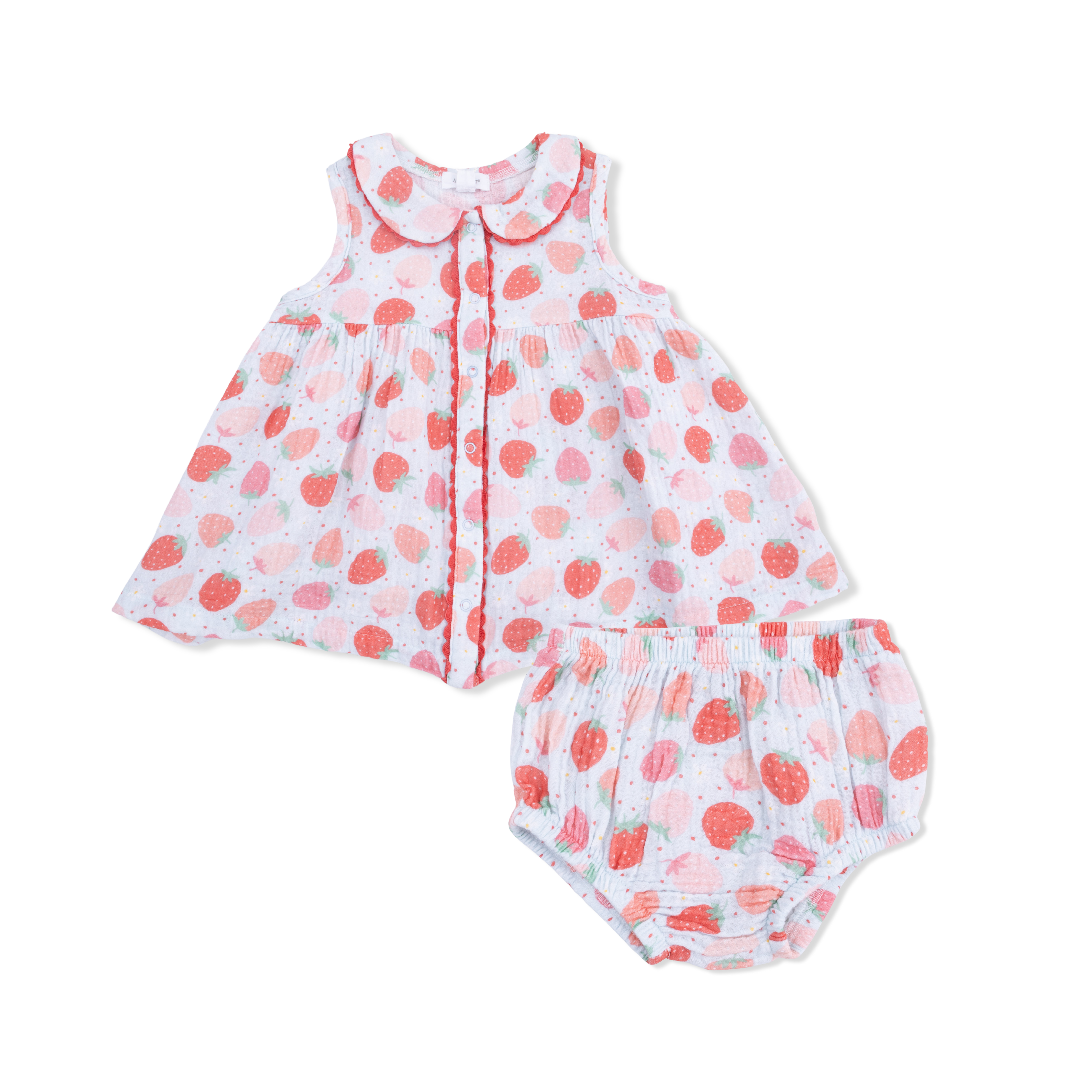 Angel Dear Strawberry Bliss Jill Dress Sleeveless W/Bloomer 703-S26-STB 5302