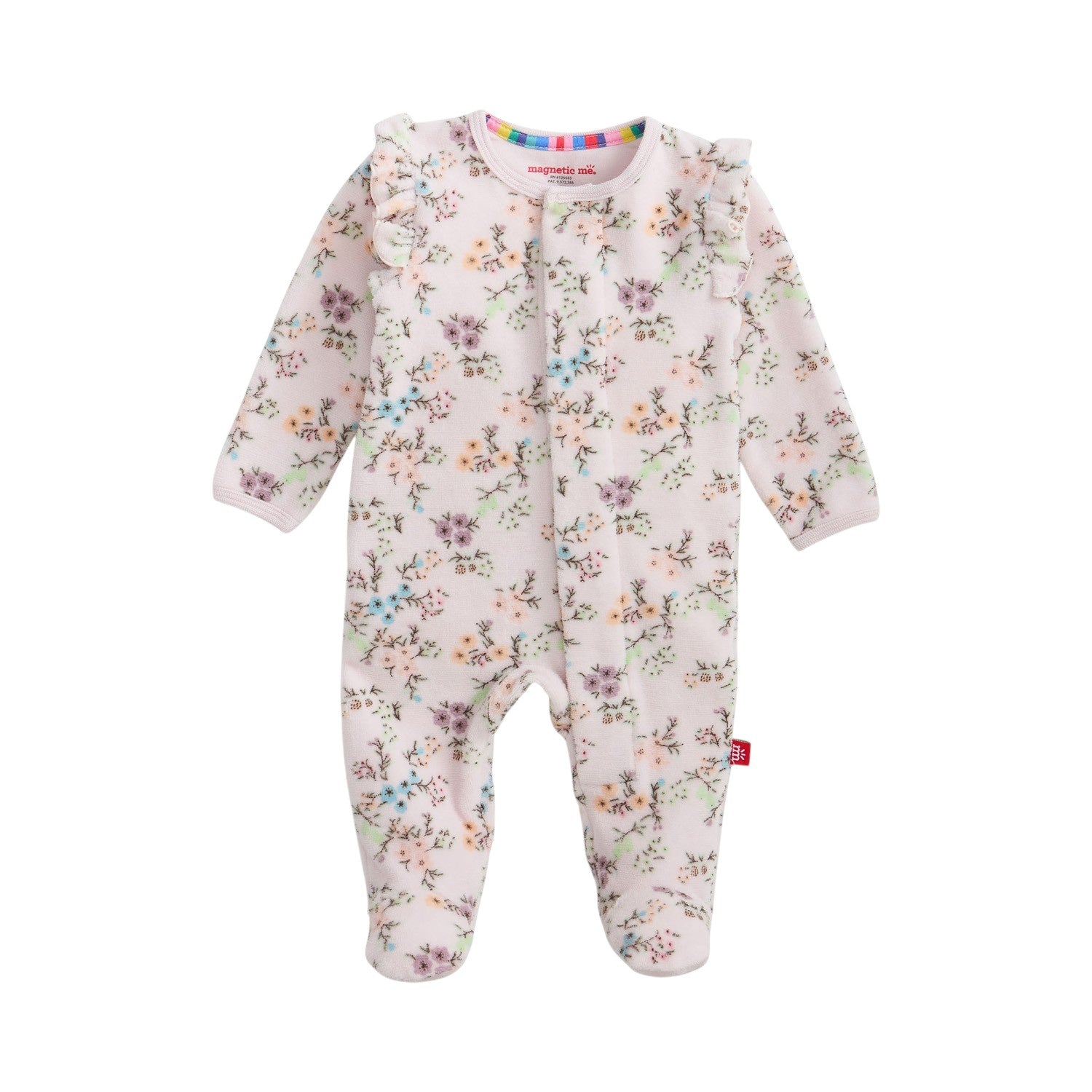 Magnetic Me Velour Footie Fall 25 5208