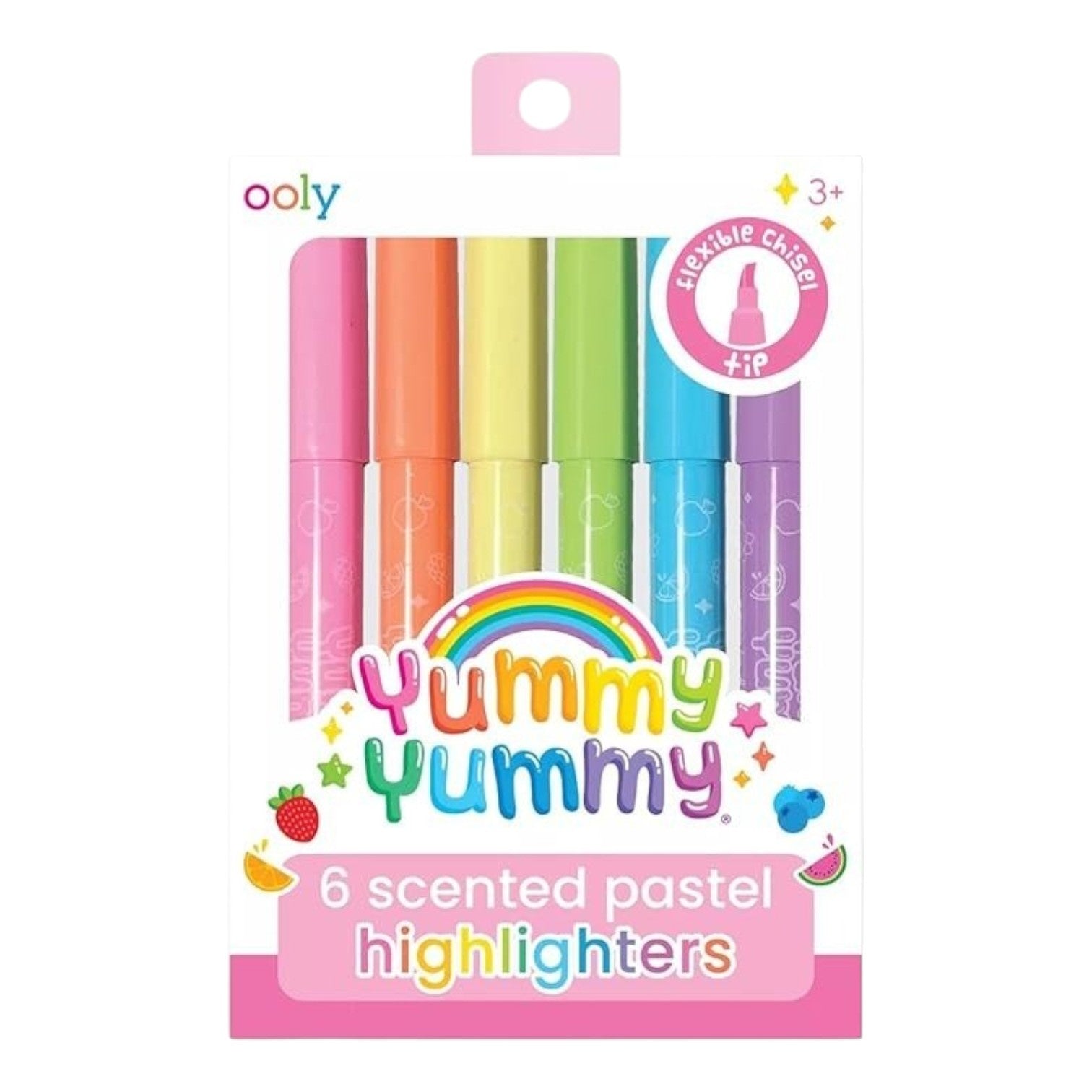 Ooly Yummy Yummy Scented Pastel Highlighters - Set of 6