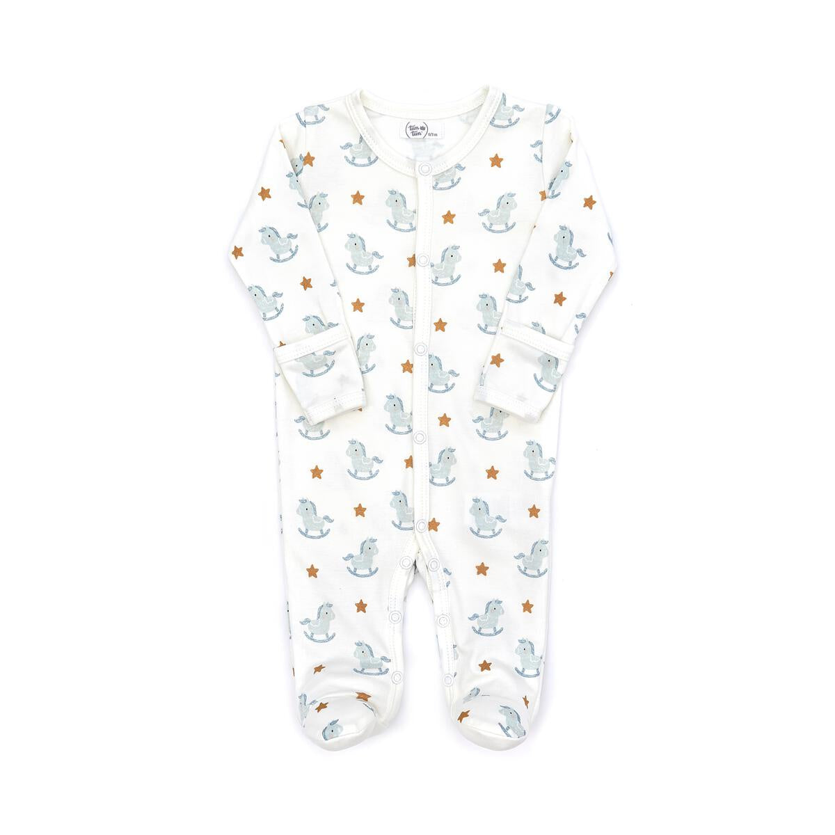 Tun Tun Pony Snaps Footie AB001