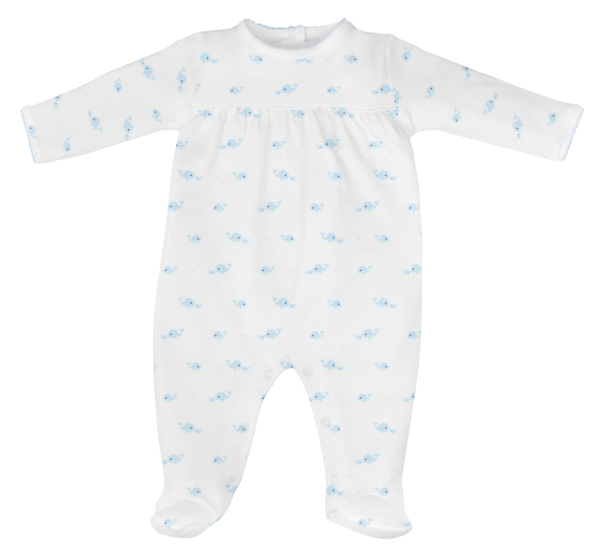 Lyda Baby Mom and Baby Whale Footie 5101