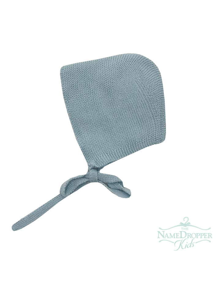 Mi Lucero Garter Stitch Tie Bonnet 2836 P/LB/W