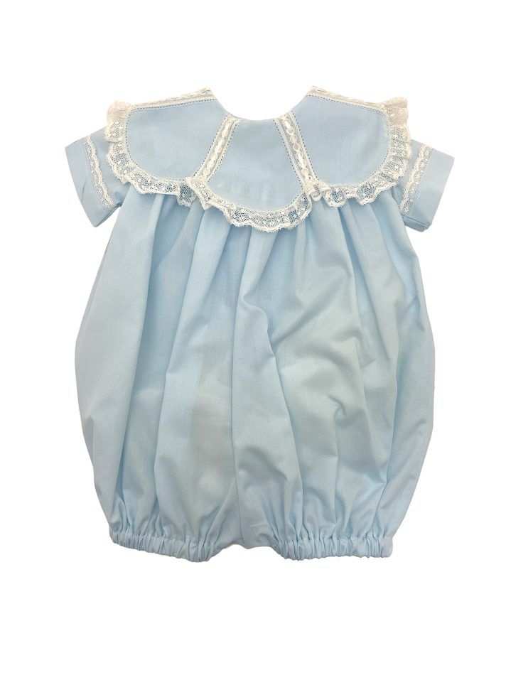 Treasured Memories Boy Bubble Blue W/Ecru Lace 1820B/E