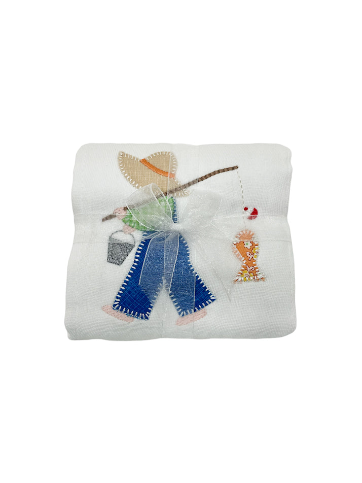 3 Marthas Applique Burp Pad