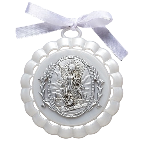 Roman White Cradle Medal