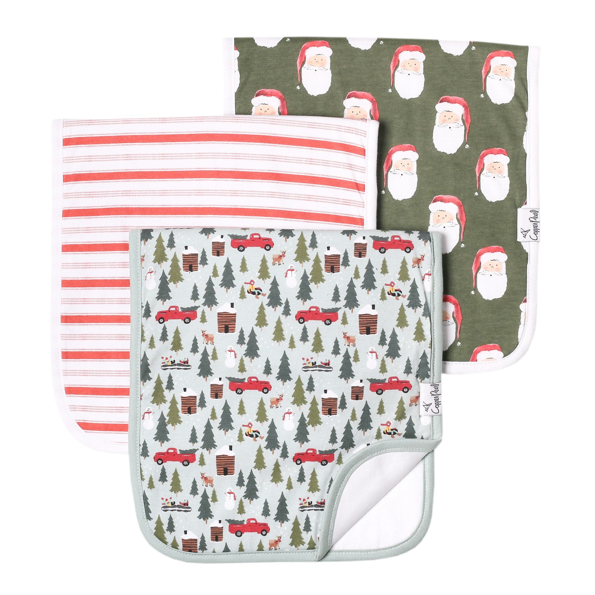 Copper Pearl Premium Burp Cloths