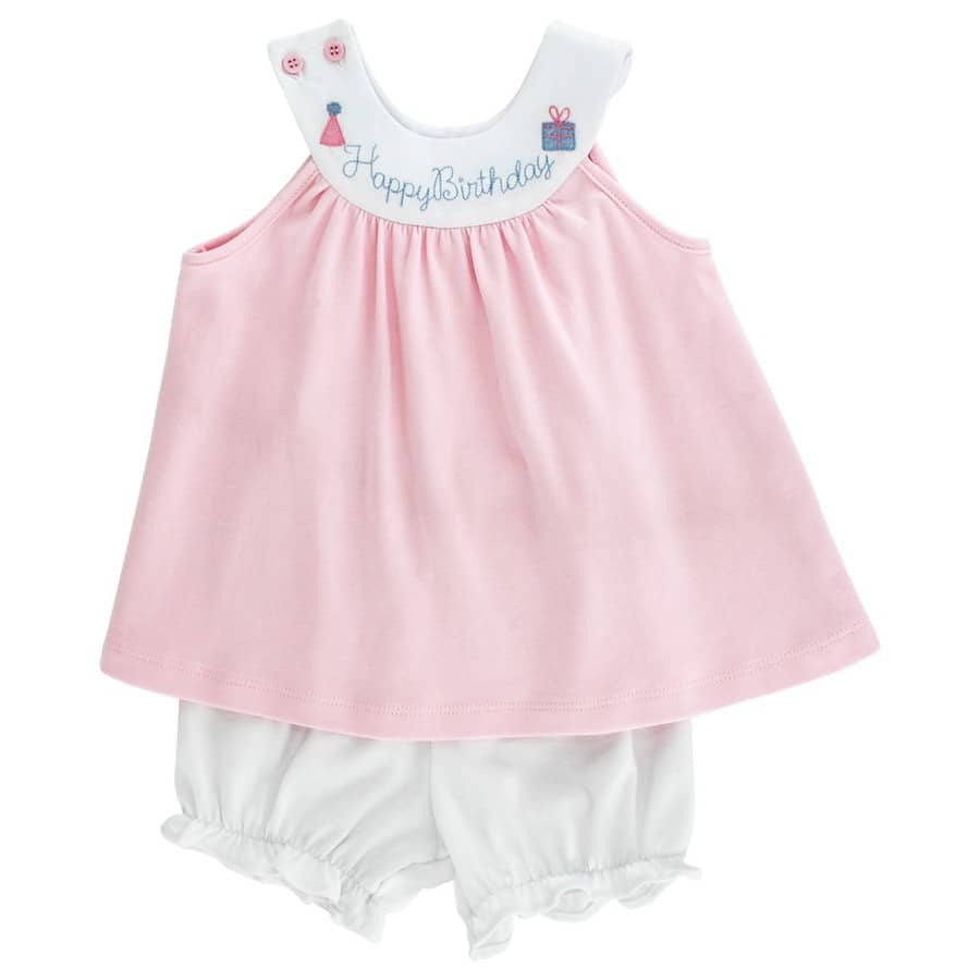 Bailey Boys Happy Birthday Bloomer Set Knit 202-BSK 5102