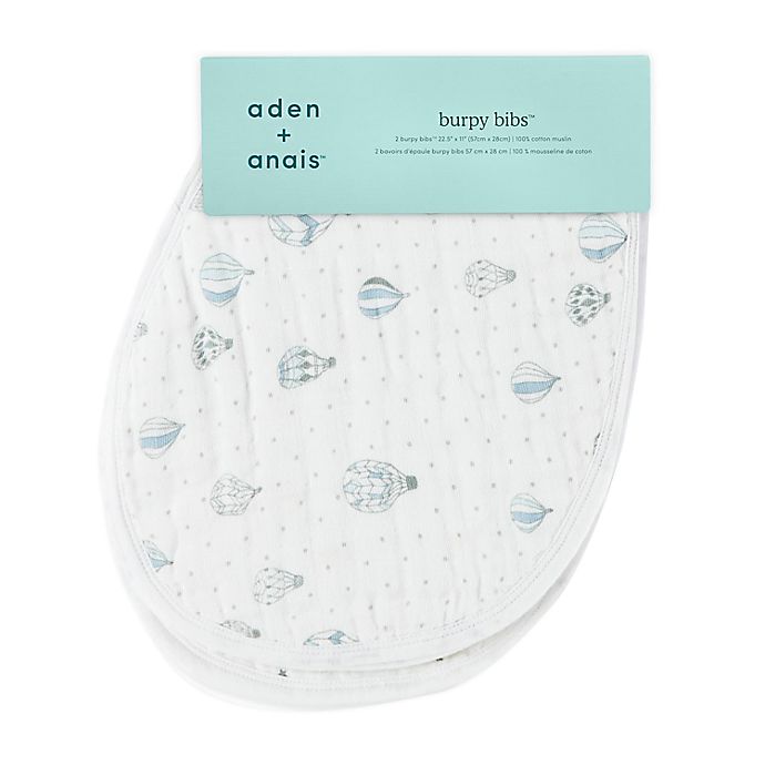 Aden & Anais 2-Pack Classic Muslin Burpy Bib