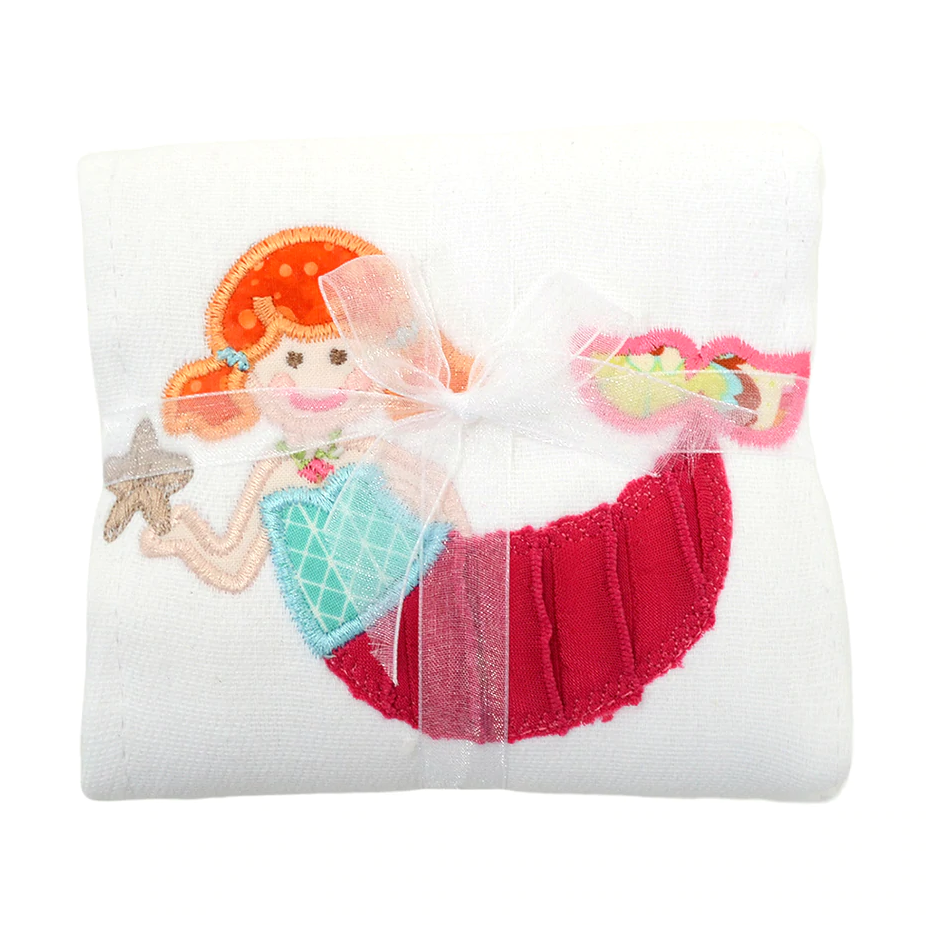 3 Marthas Applique Burp Pad