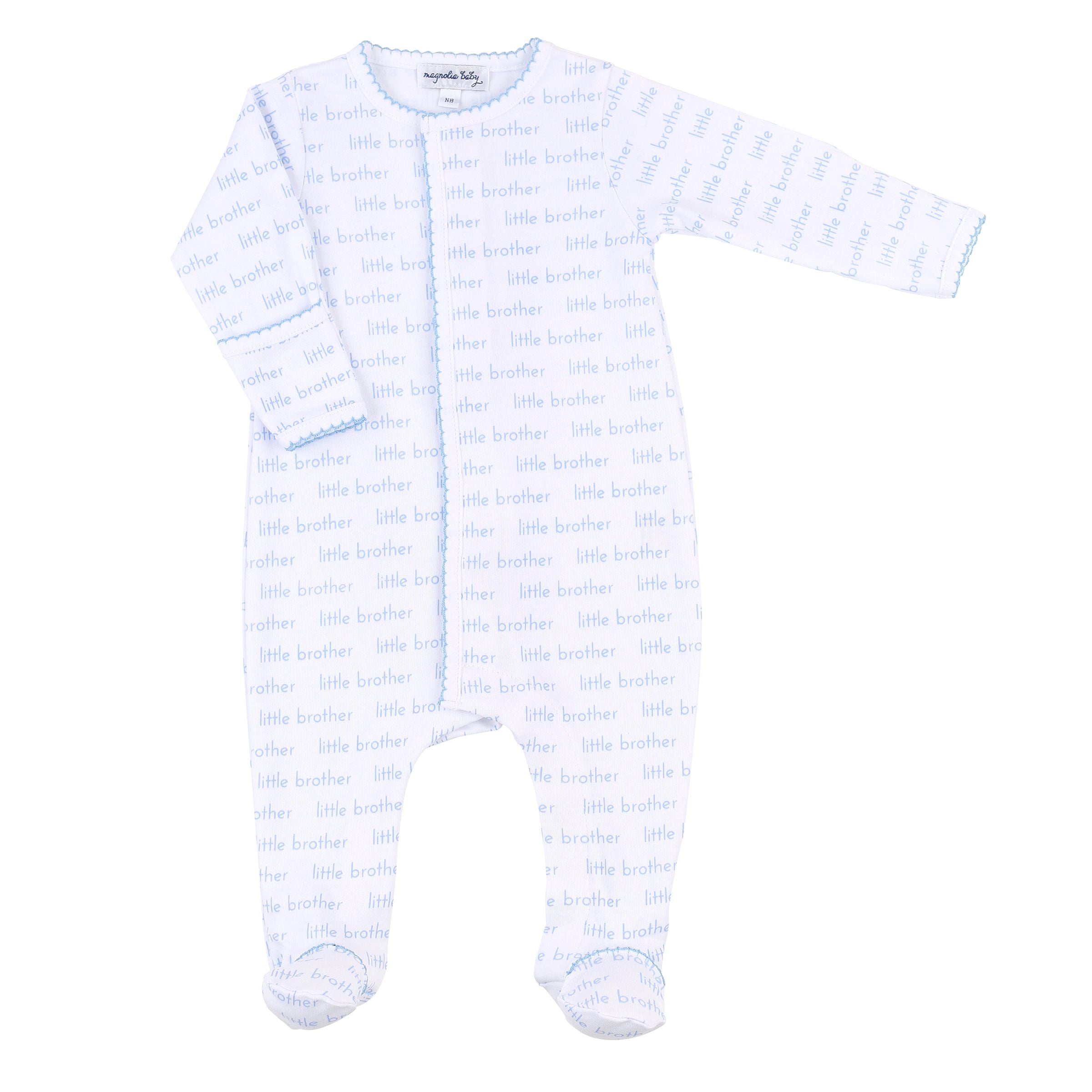 Magnolia Baby Little Brother & Little Sister Printed Footie 4474-402/400 5006