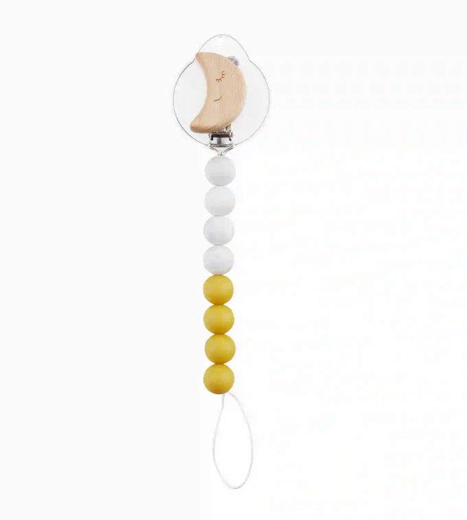 MudPie Wood and Silicone Pacy Clip