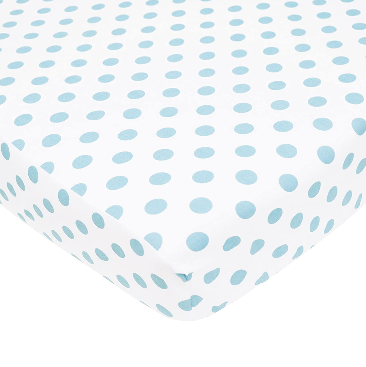 American Baby Spotted Percale Crib Sheet