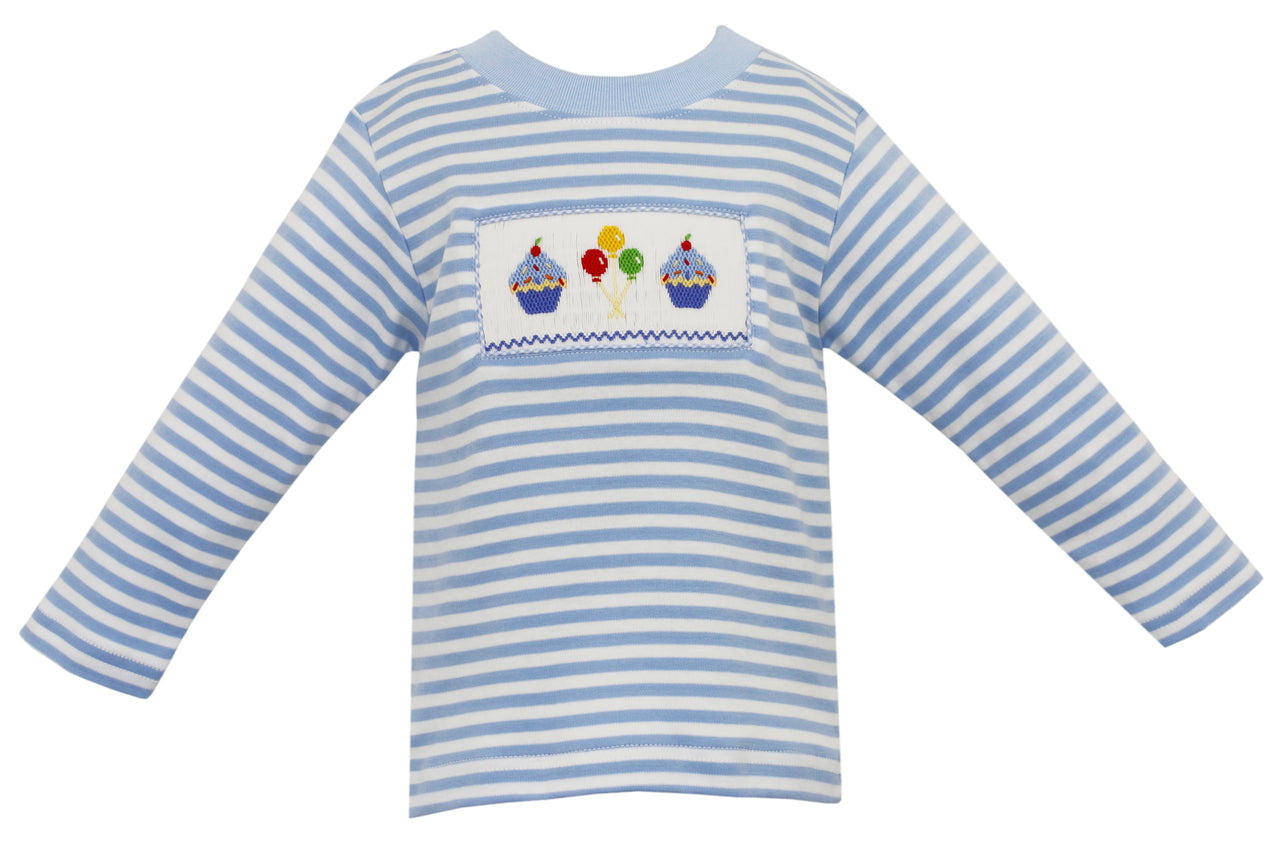 Anavini Birthday Stripe L/S T-Shirt 501P/501Q