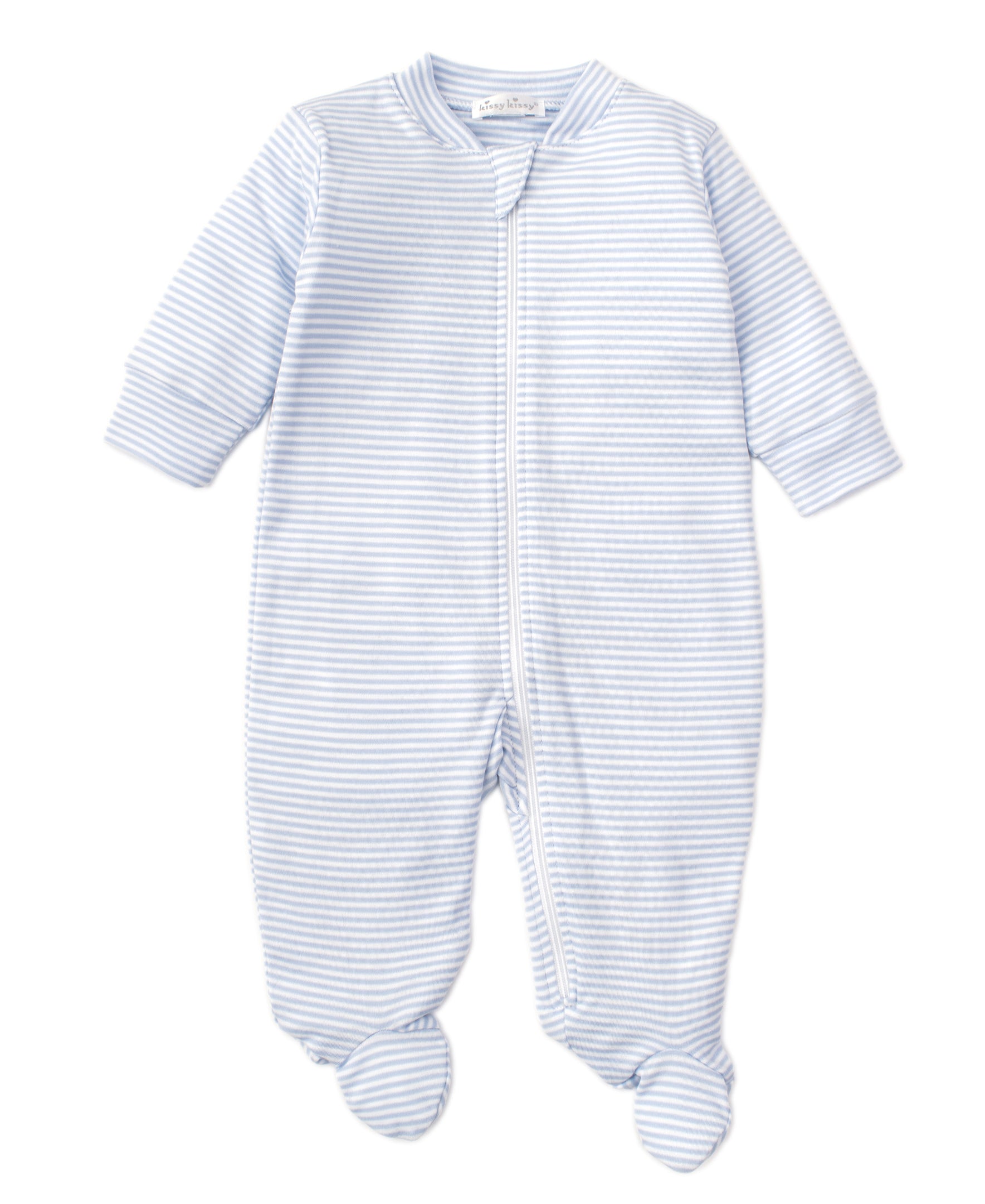 Kissy Kissy basic Stripes Footie W/Zip 44104BTZ