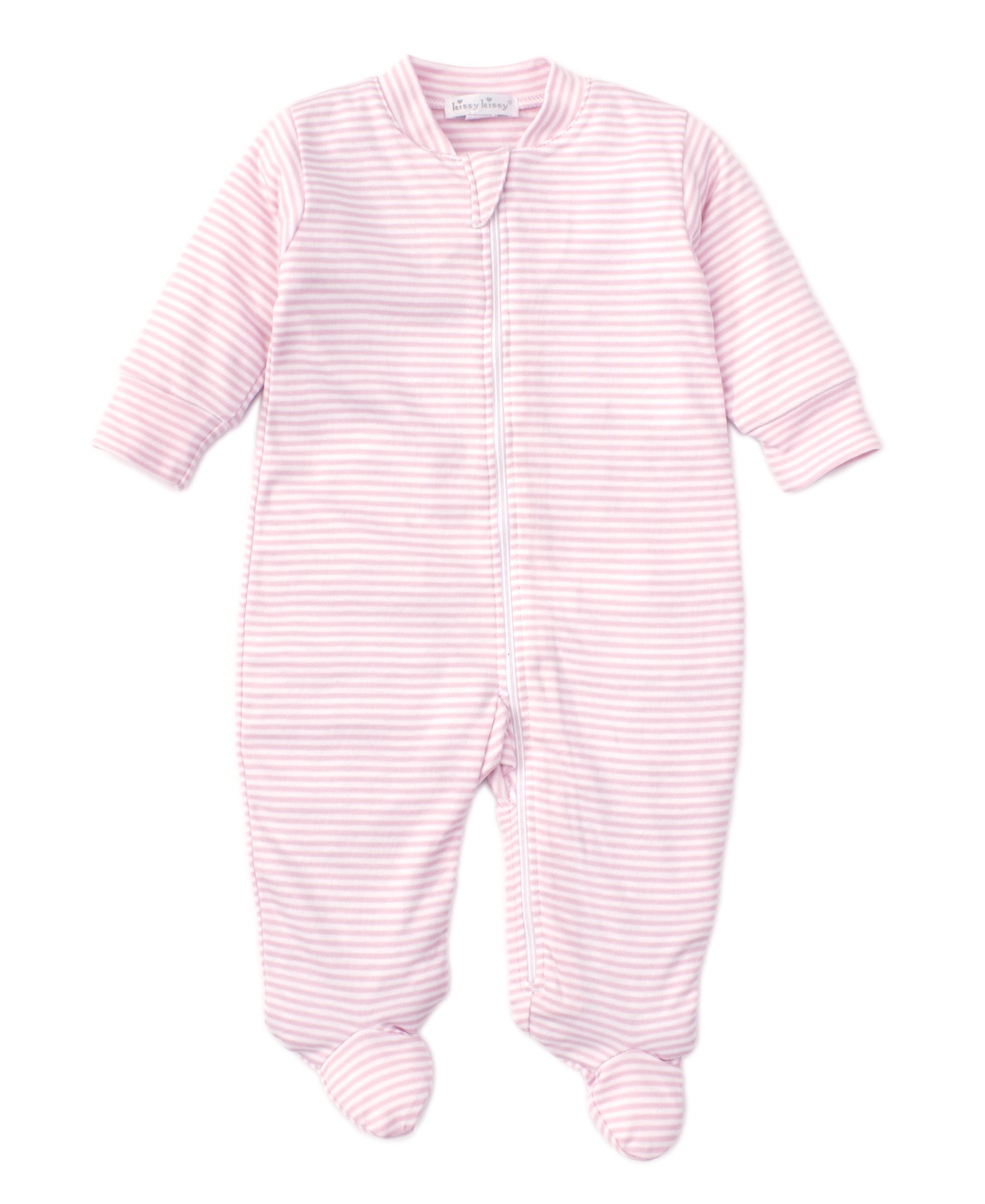 Kissy Kissy basic Stripes Footie W/Zip 44104BTZ