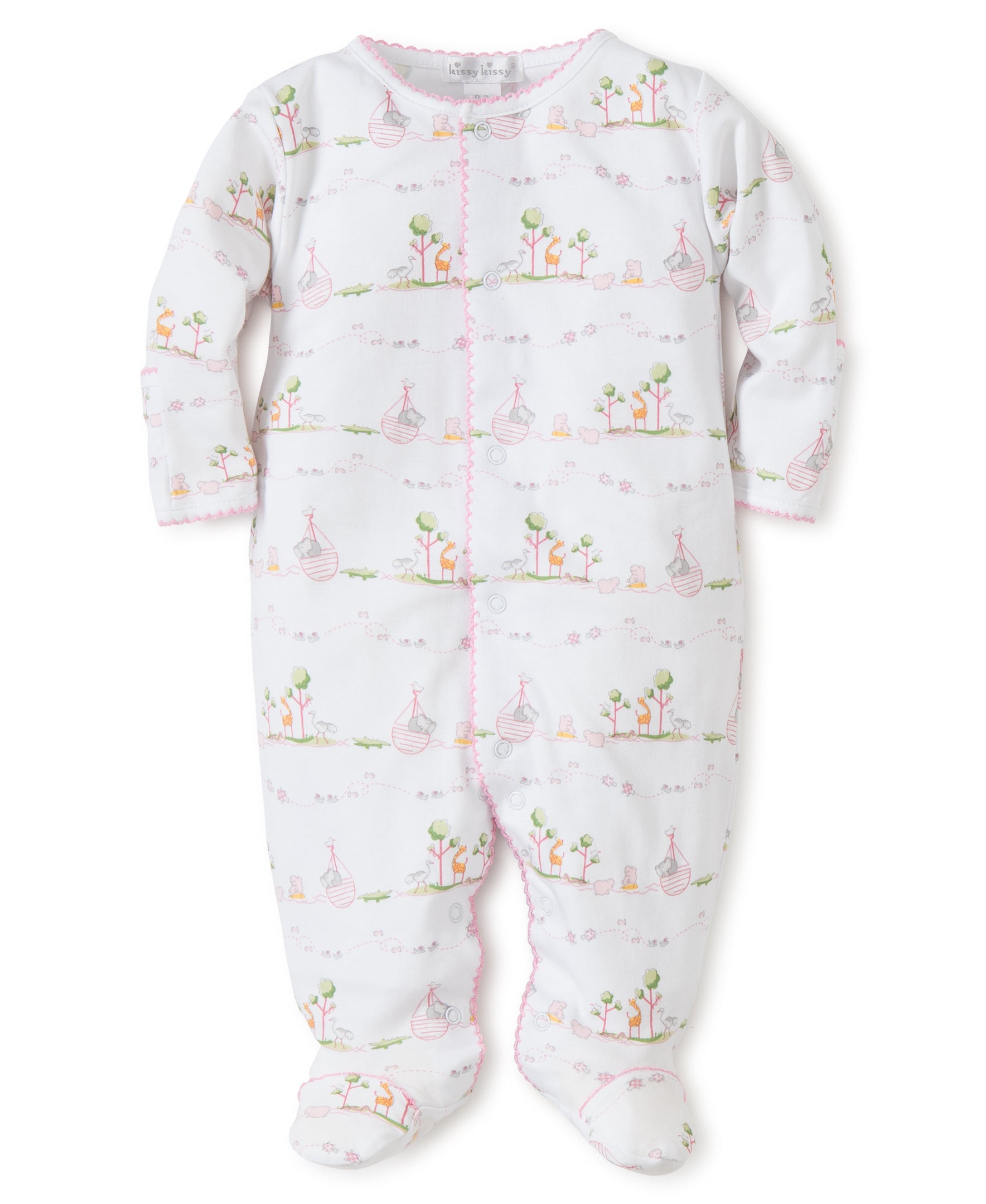 Kissy Kissy Noah's Print Footie F1635304
