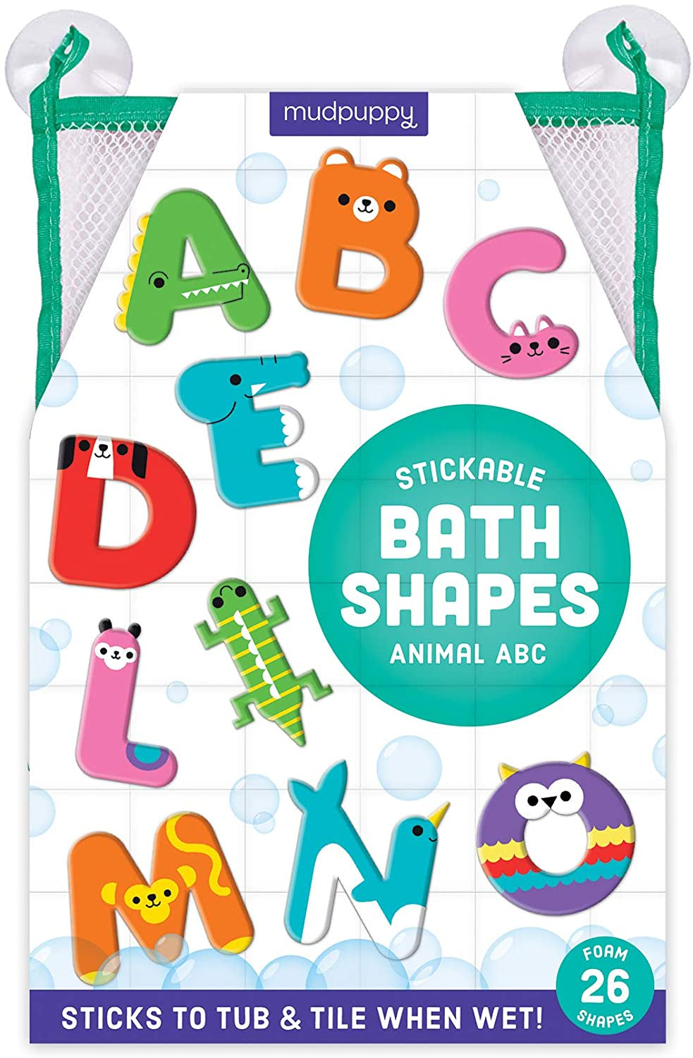 Chronicle animal abc bath shapes