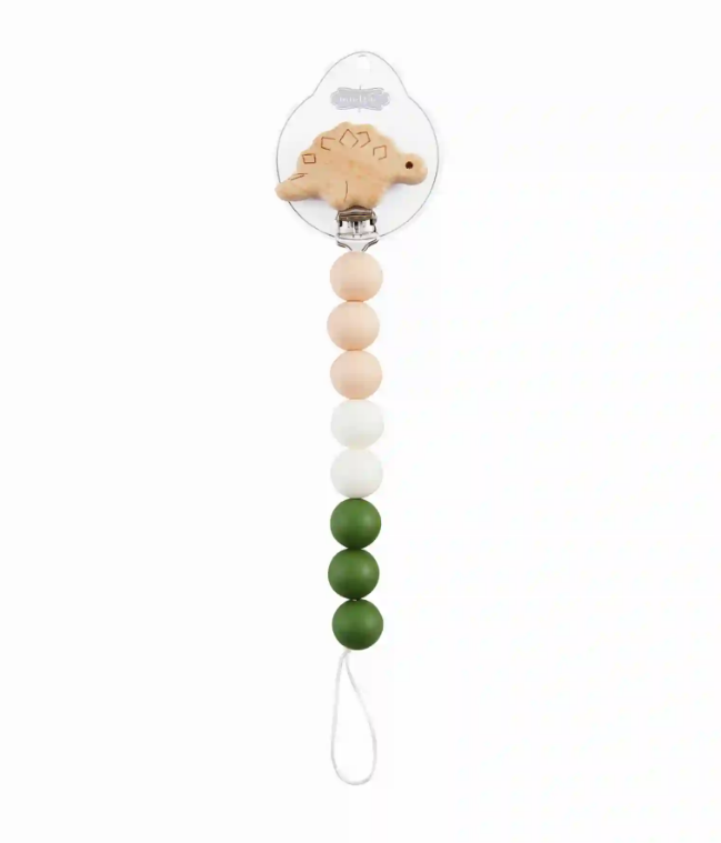 MudPie Wood and Silicone Pacy Clip