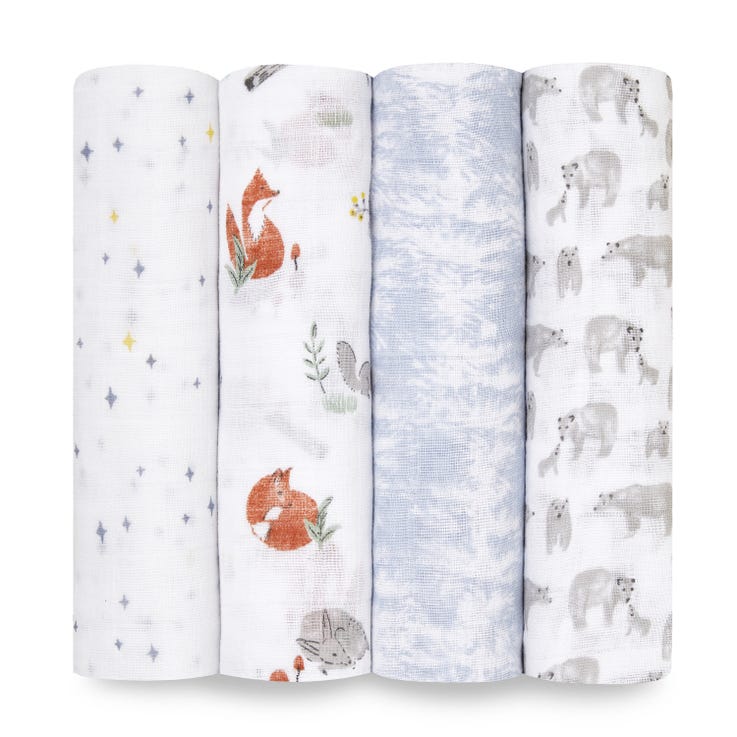 Aden & Anais 4-Pack Classic Muslin Swaddle