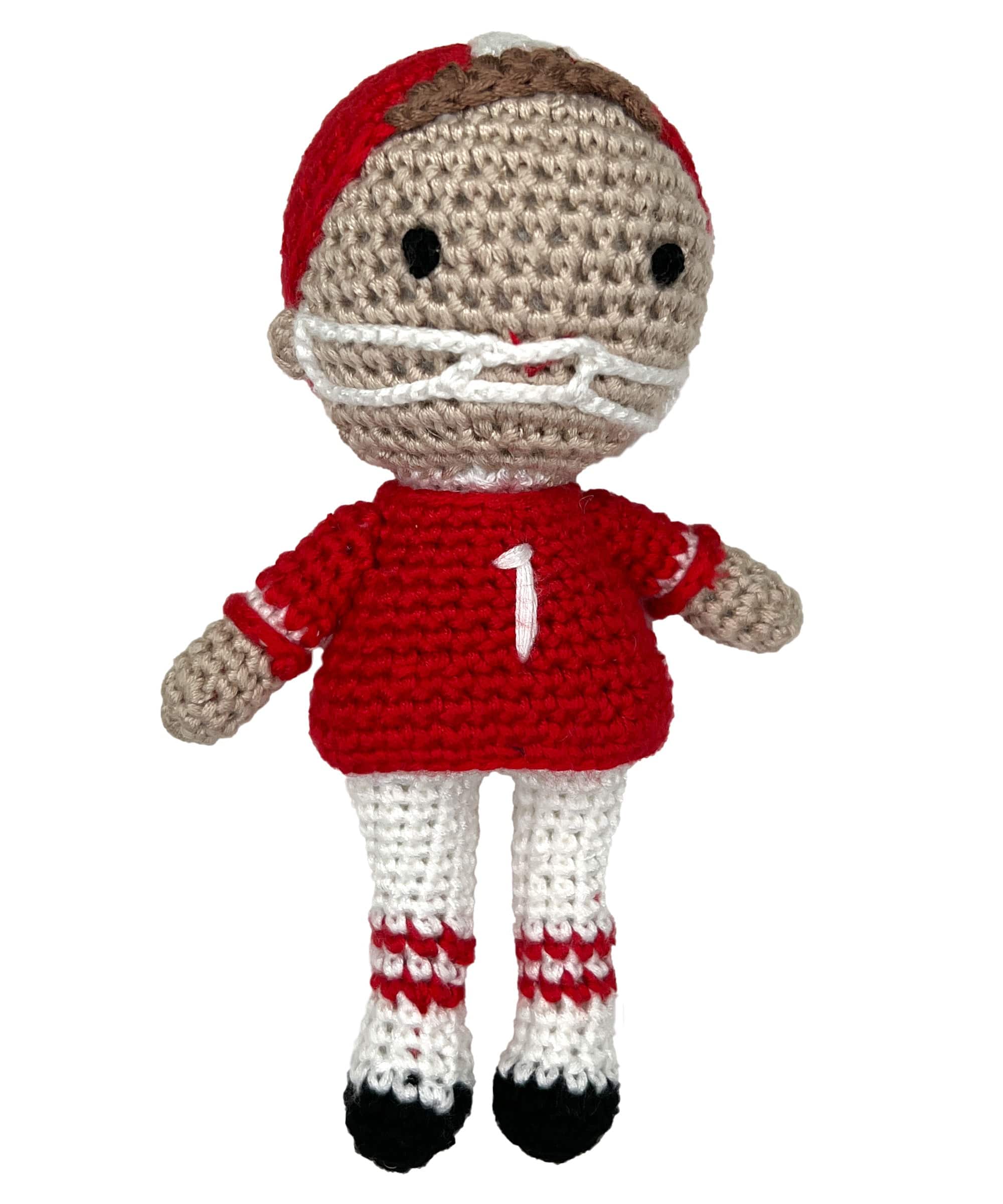 Zubels Bamboo Crochet Rattle