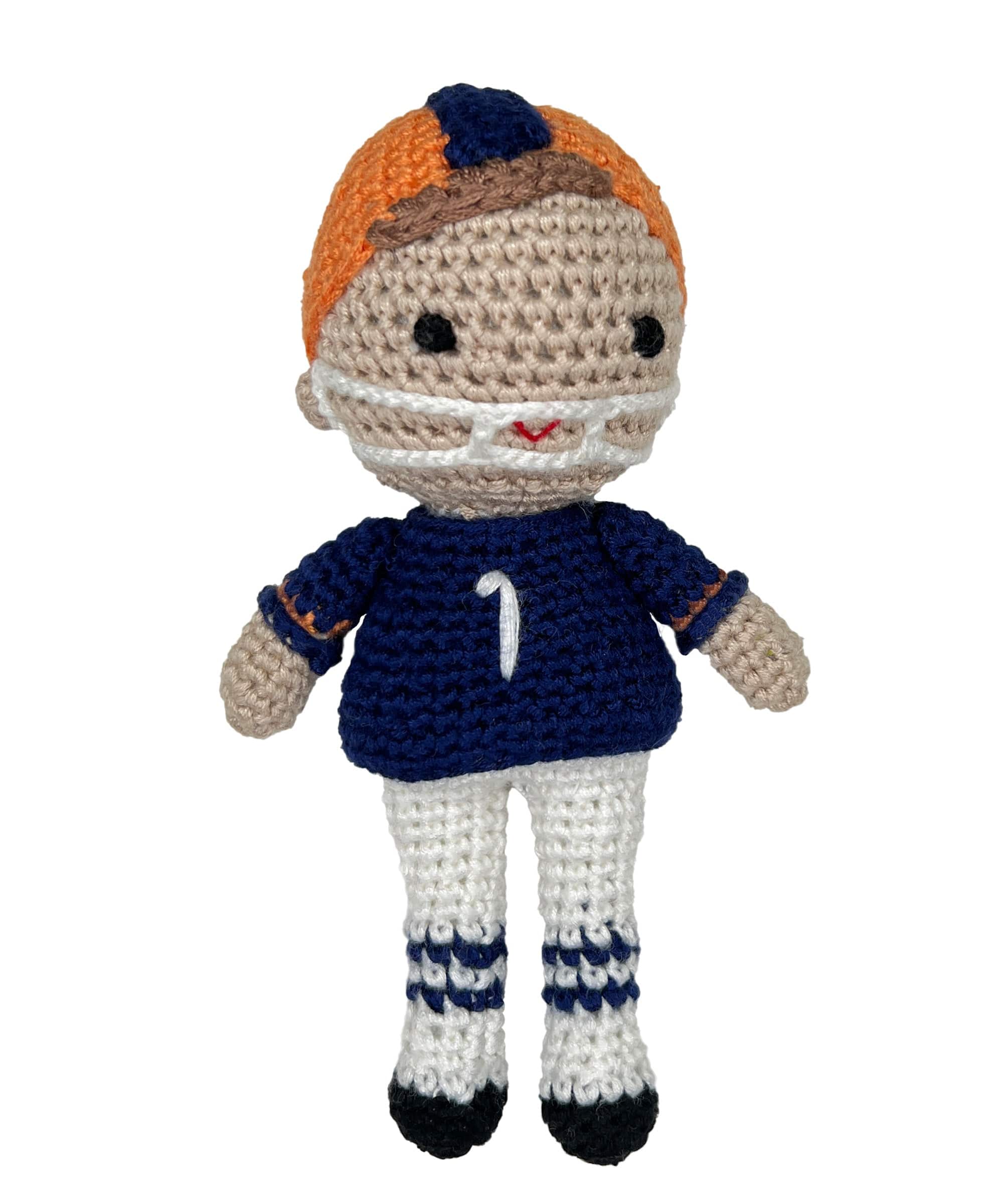Zubels Bamboo Crochet Rattle