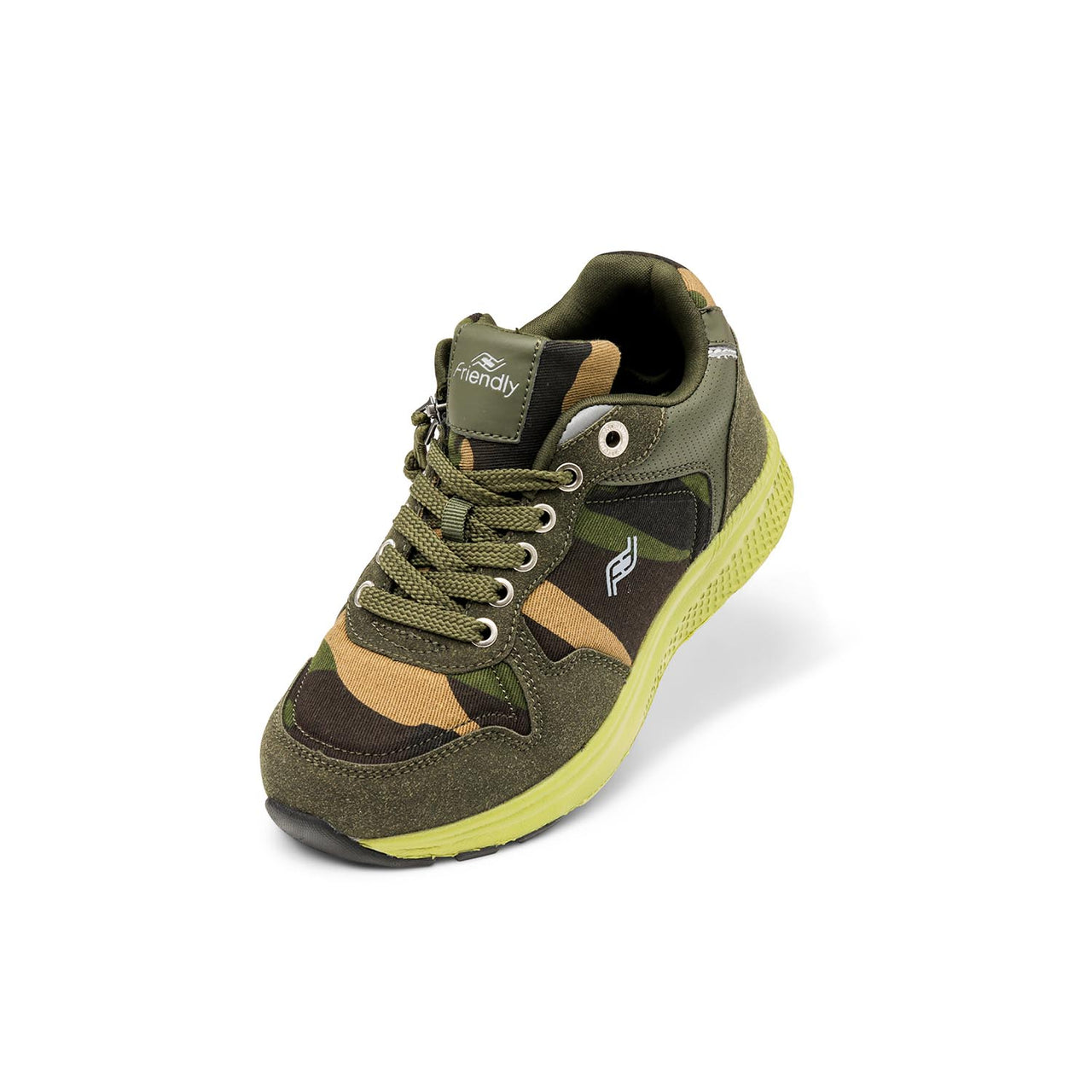 Friendly Shoes Excursion Mid Woodland Camo