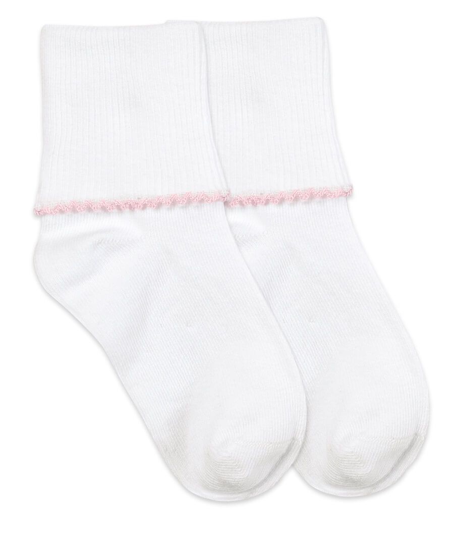 Jefferies Socks Smooth Toe Tatted Edge Turn Cuff Socks 1 Pair 2111
