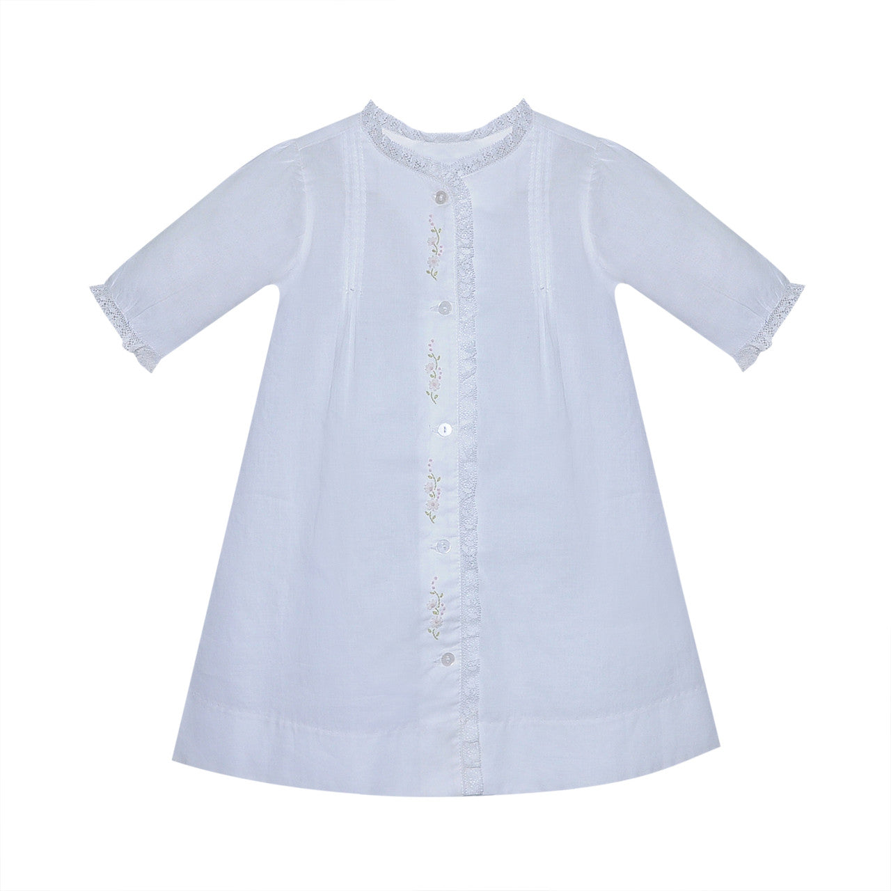 Baby Sen White Kelly Daygown