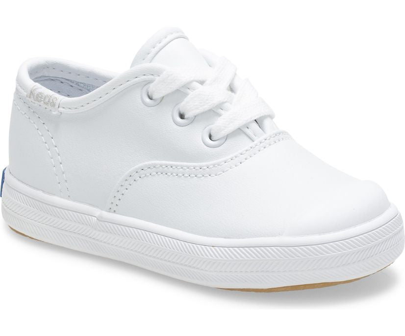 Keds Baby Champion Leather Lace Toe Cap