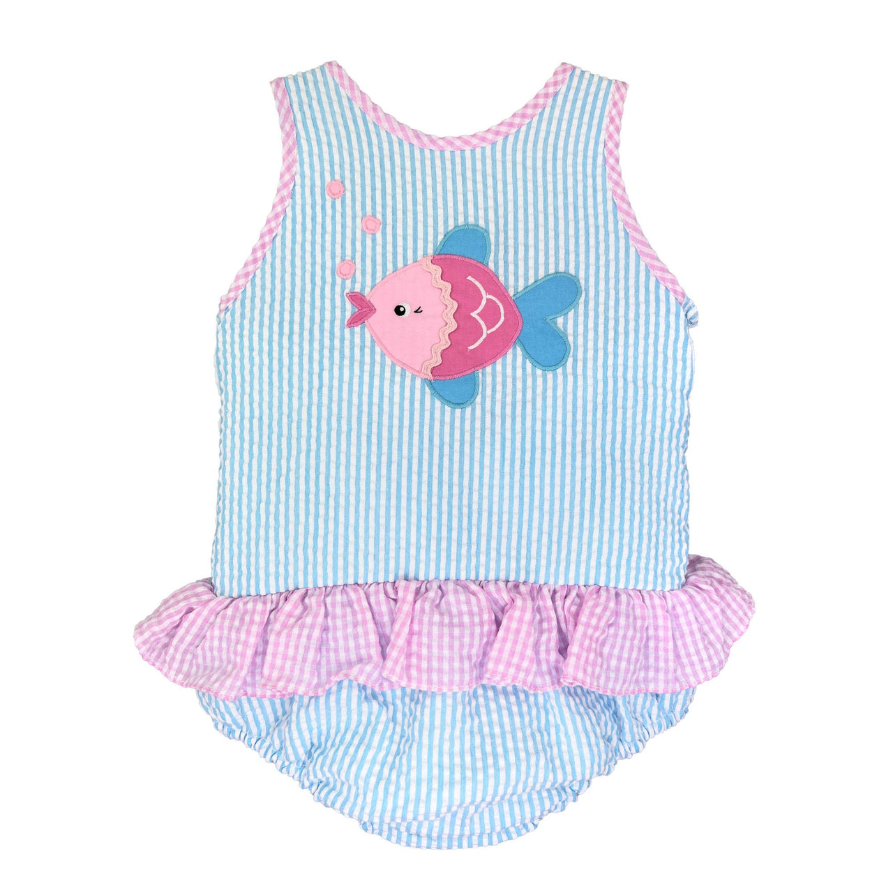 Petit Ami Swimsuit W/Fish App 2231/3231 5012