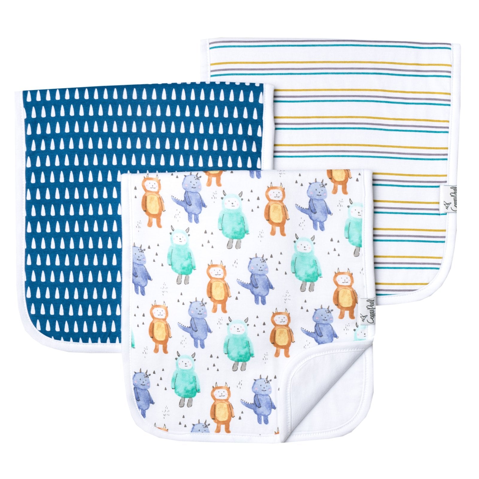 Copper Pearl Premium Burp Cloths