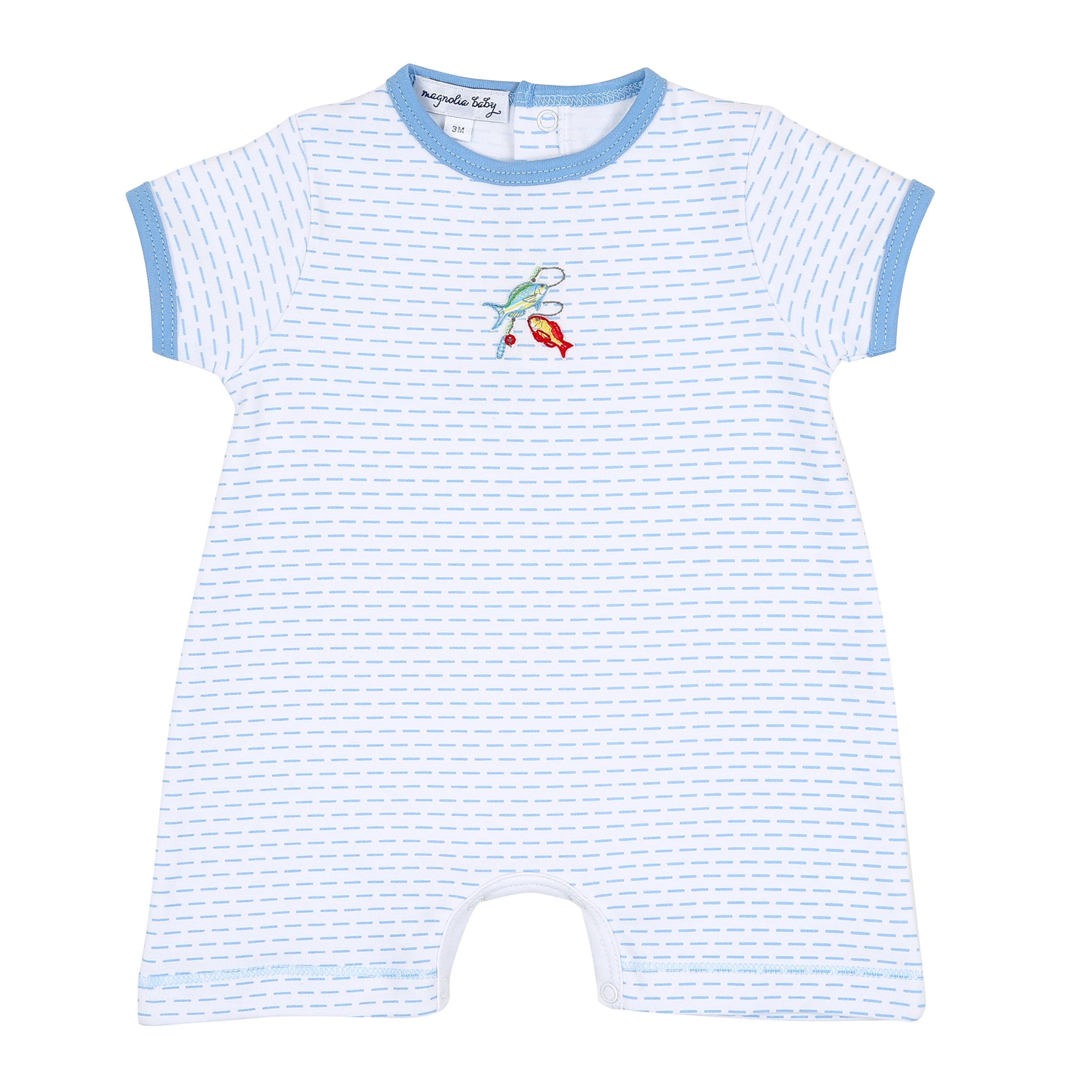 Magnolia Baby Fish All Day Emb Short Playsuit LB 1349-978
