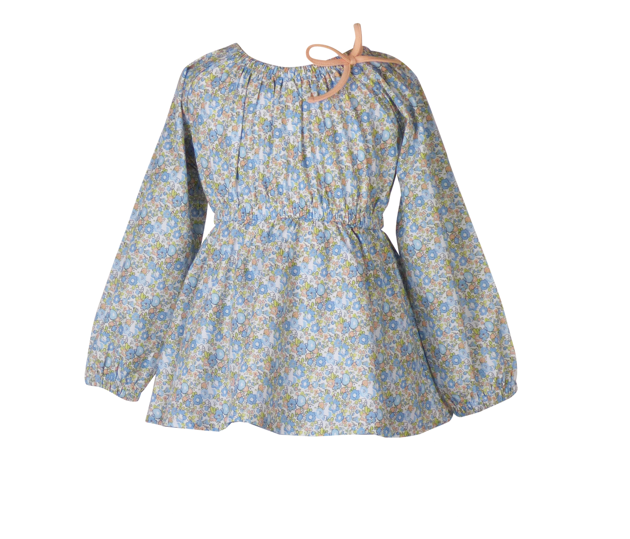 The Yellow Lamb Gabby Gathered Neck Tunic Florence Floral 5007