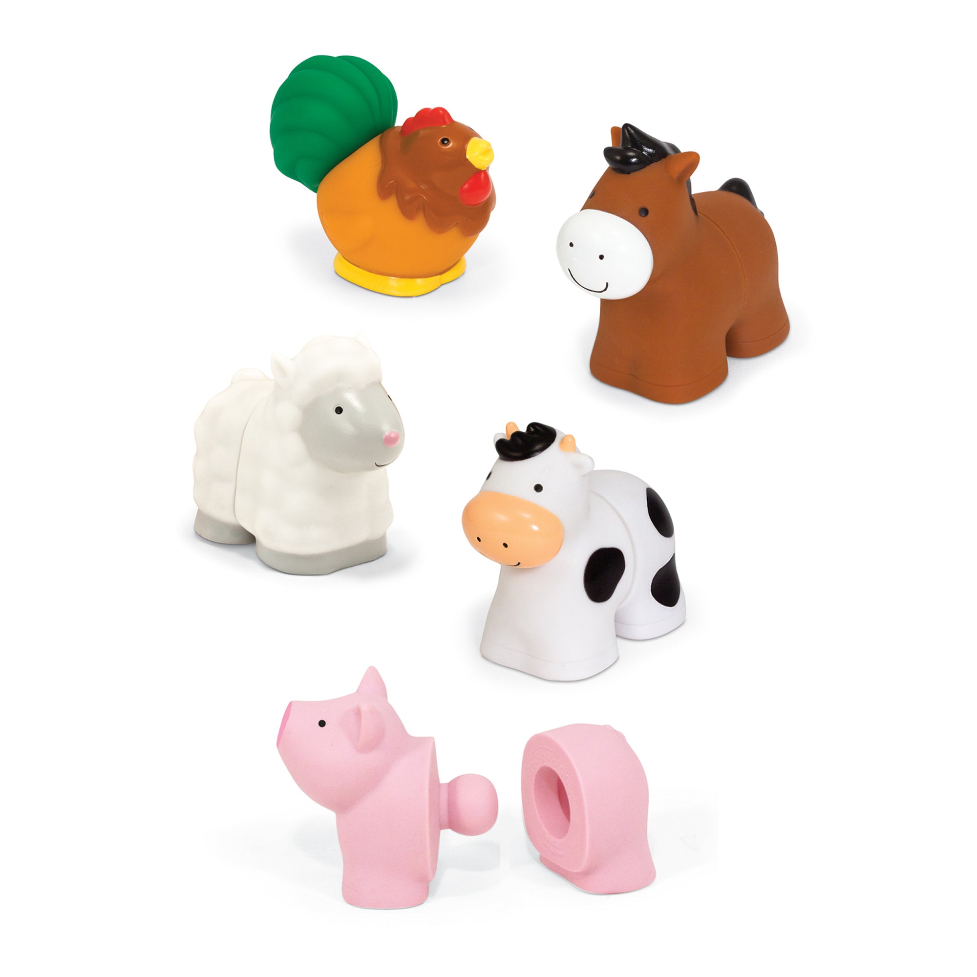 Melissa & Doug Pop Blocs Farm Animals Learning Toys