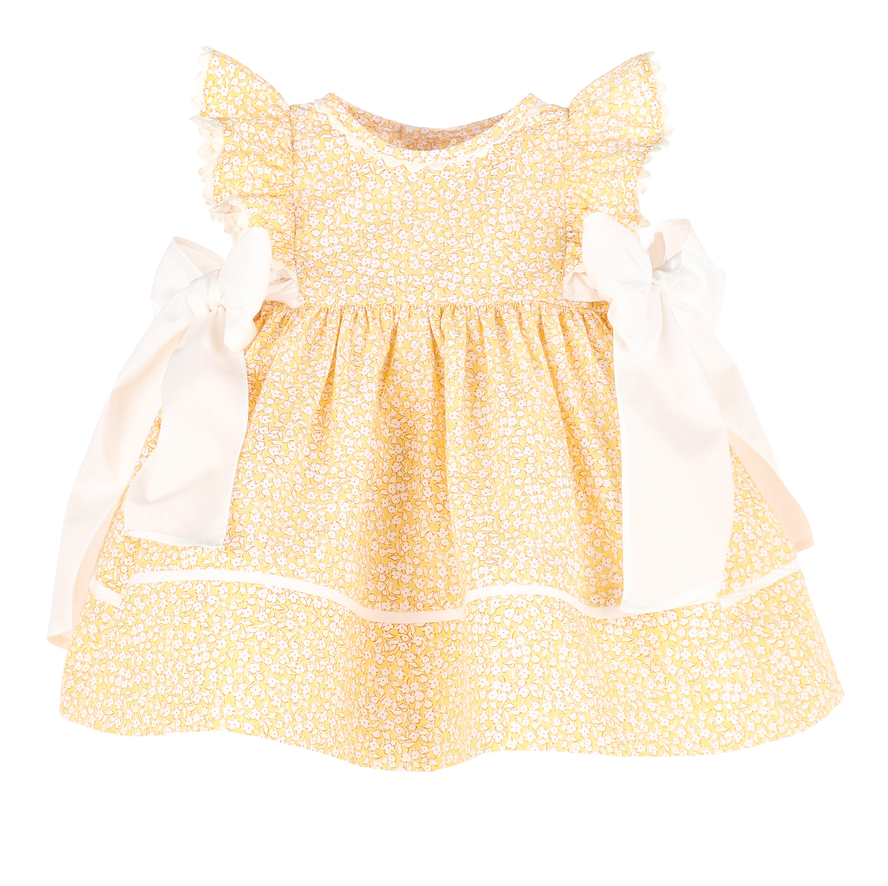Sophie & Lucas New Classic's Dress W/Bows Yellow SL3621 5011