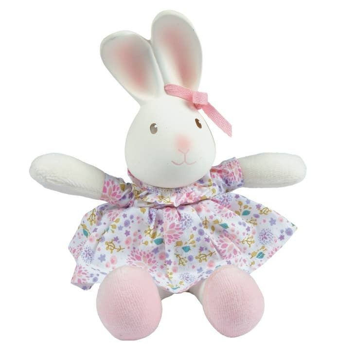 Tikiri Havah the Bunny Mini Organic Rubber Head Plush Toy